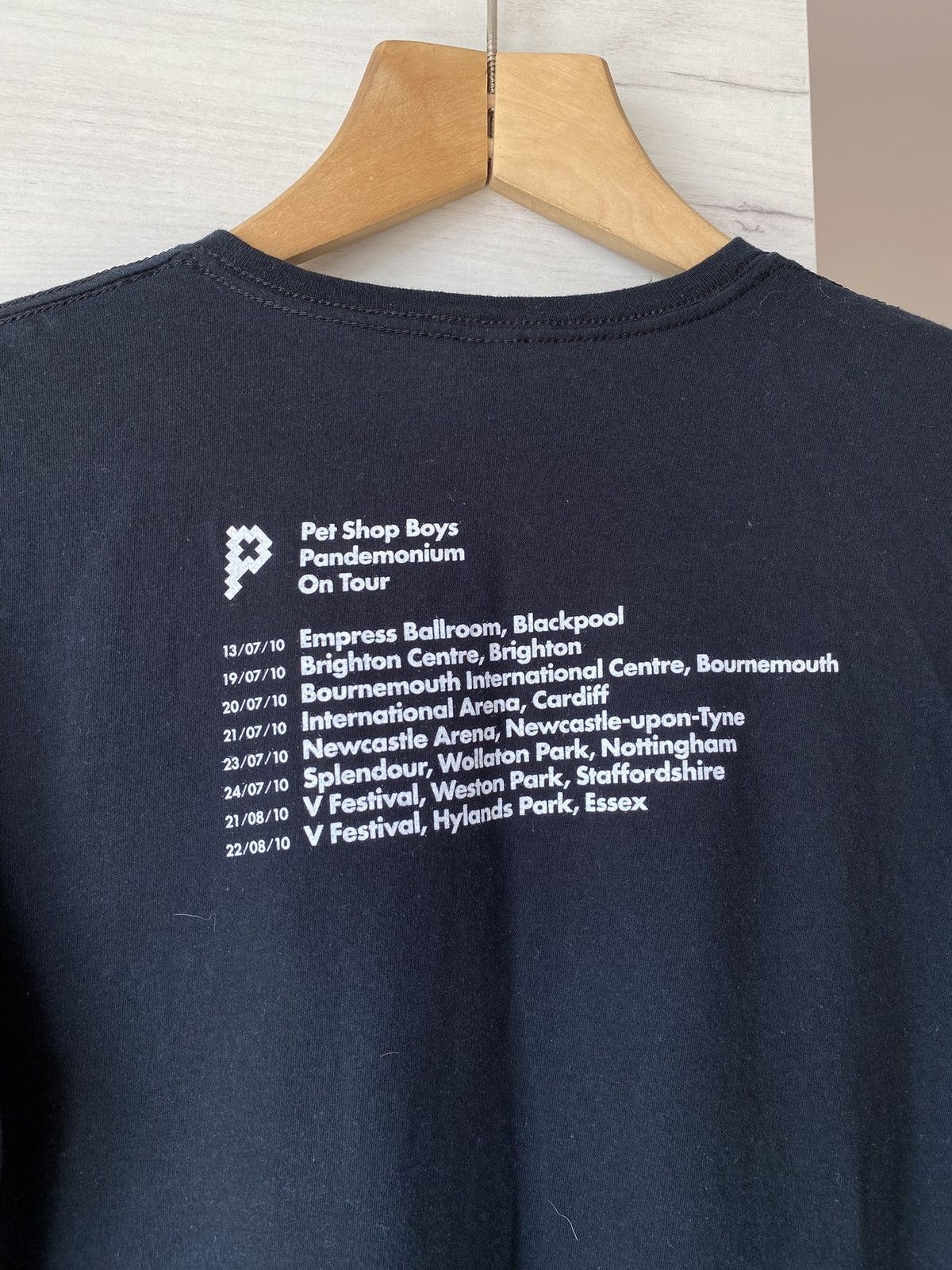 Gildan × Vintage Pet Shop Boys T-shirt Black Pandemonium Tour 2010 Large Size US L / EU 52-54 / 3 - 3 Thumbnail