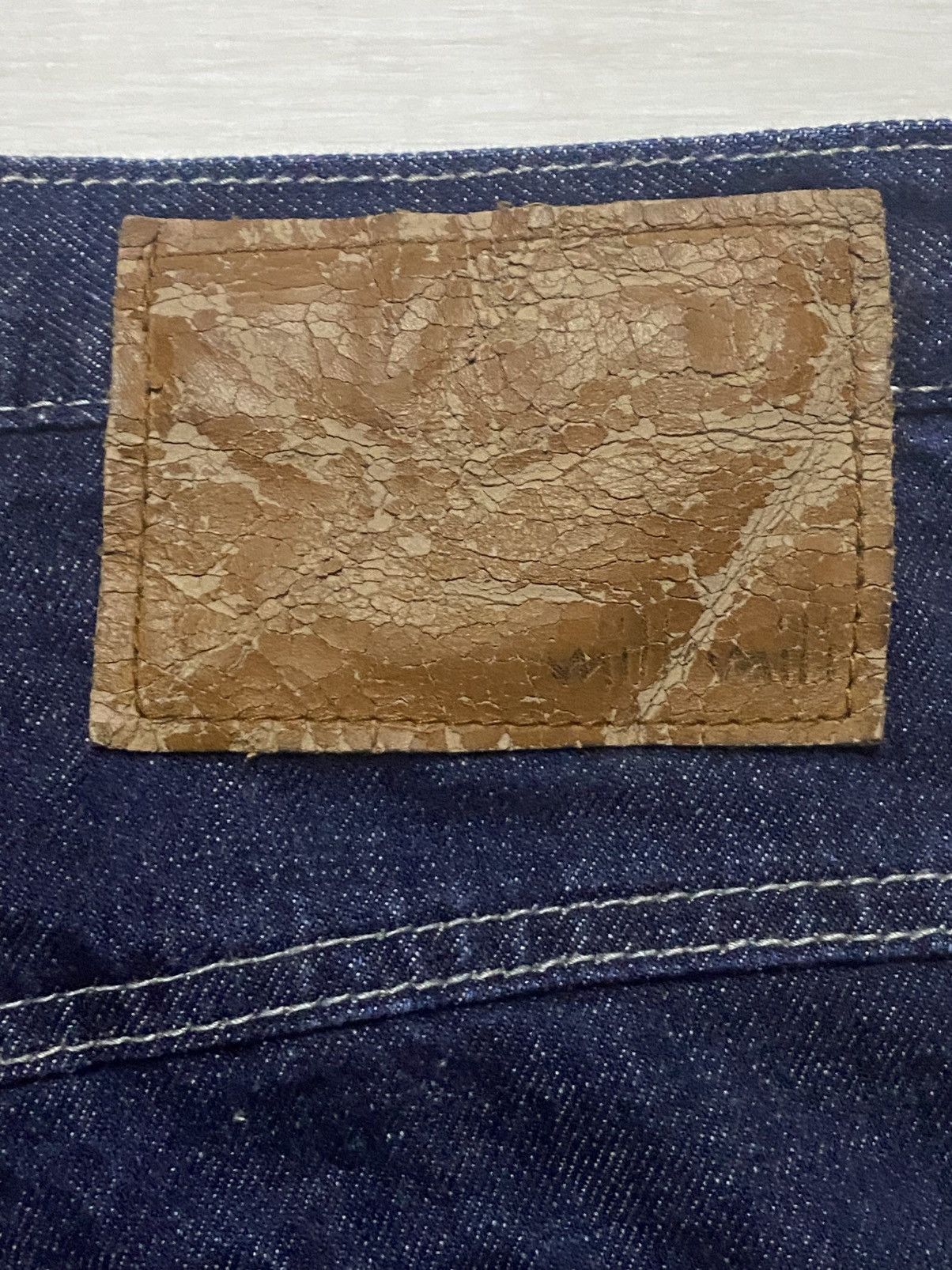 Issey Miyake Vintage Mili-mili Bush Pant Skinny Denim Size US 33 - 18 Thumbnail