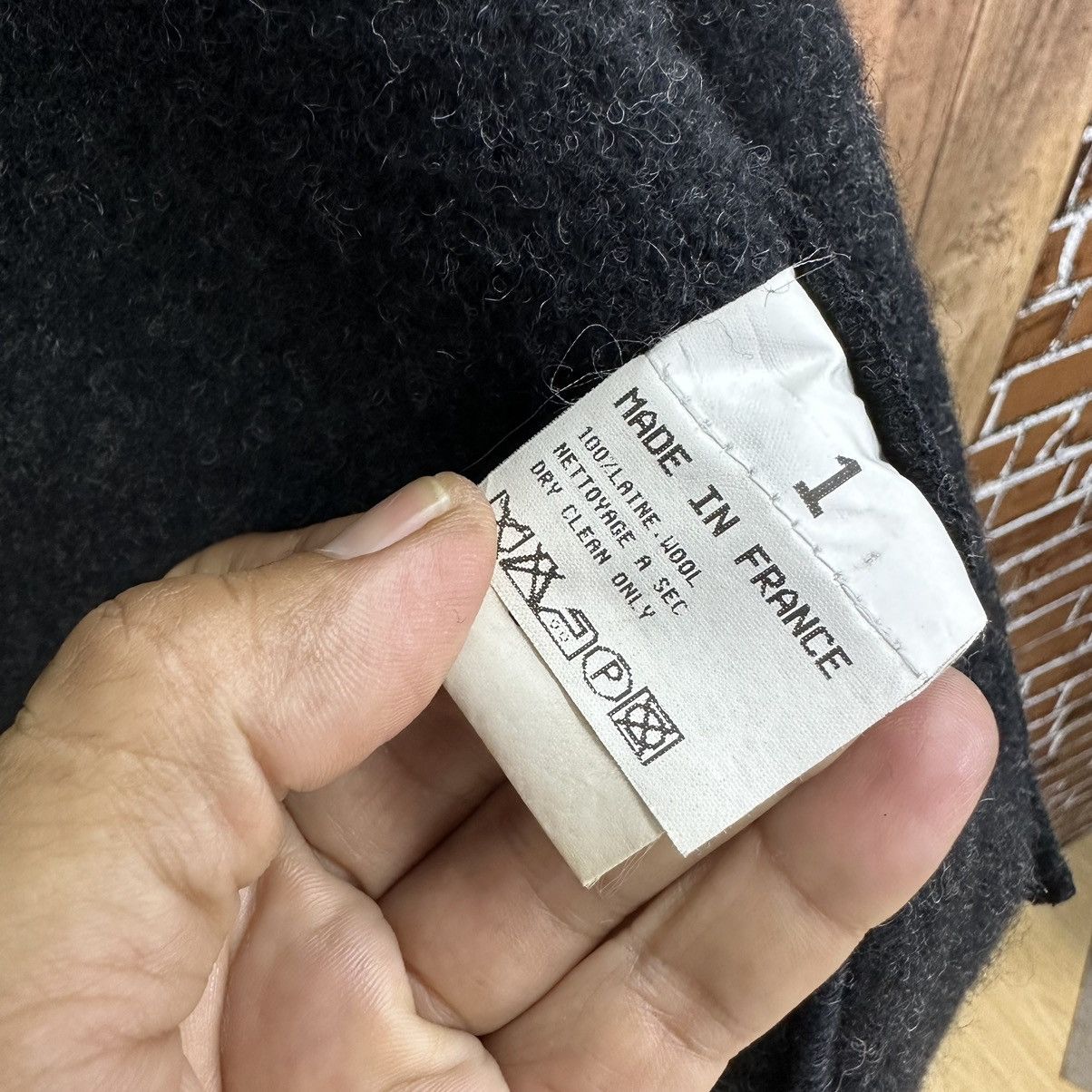 agnes b. Agnes B France Wool Long Designer Coat Z105 Size US L / EU 52-54 / 3 - 11 Thumbnail