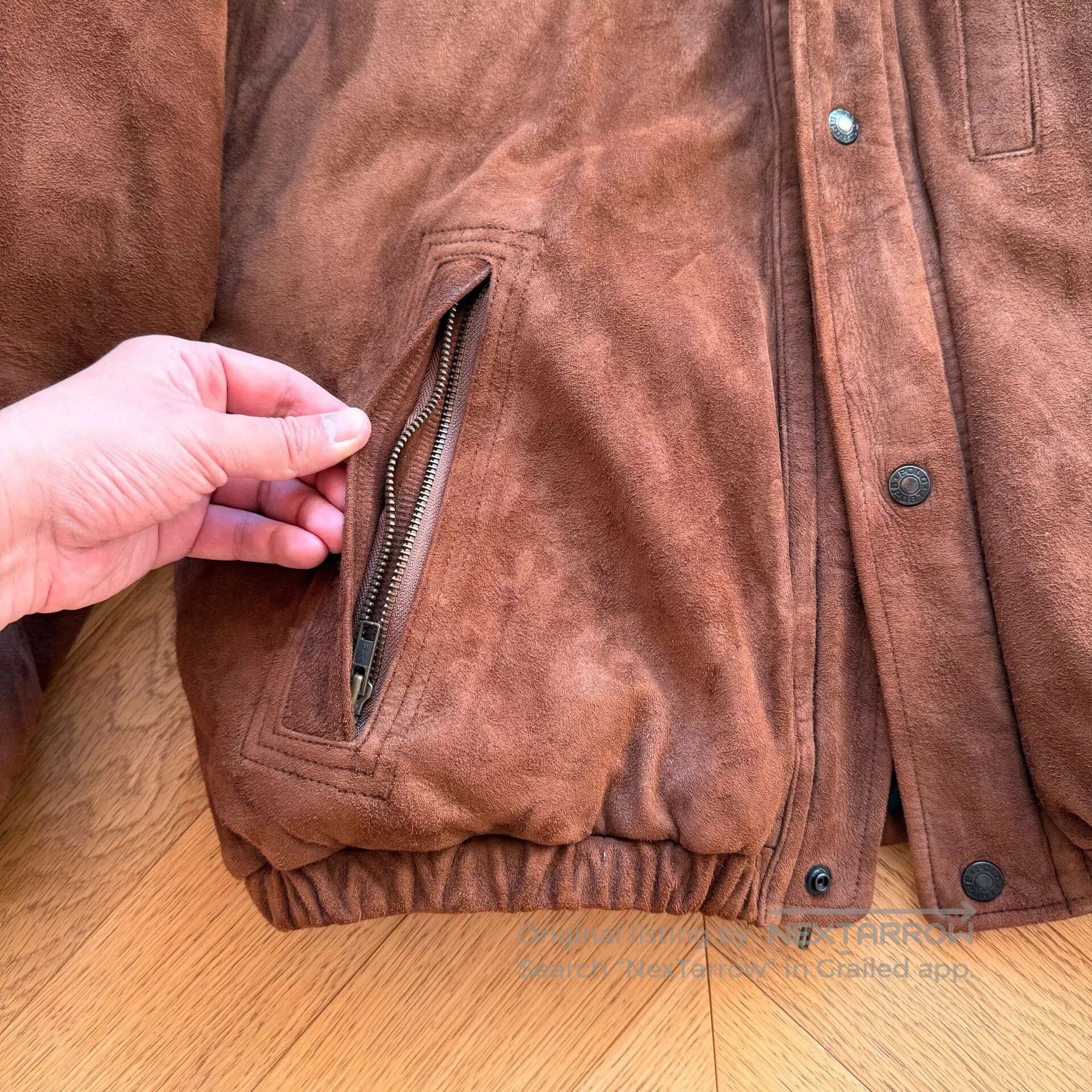 RLX Ralph Lauren RL Vintage Suede Outdoor Jacket. Size US L / EU 52-54 / 3 - 6 Thumbnail