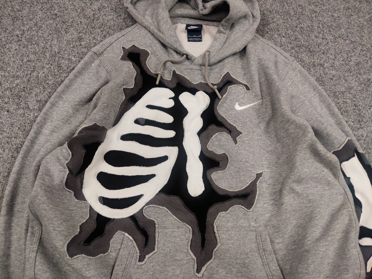 Nike Vintage Nike USA Custom Logo Skeleton Oversized Hoodie Y2K Size US M / EU 48-50 / 2 - 5 Thumbnail