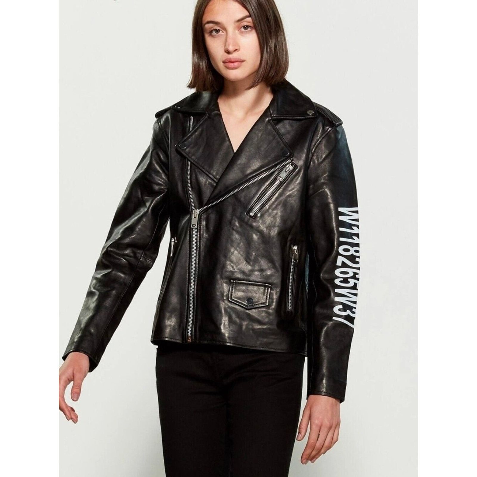 Leather NWOT Walter Baker New York Black Leather Candace Jacket L Size L / US 10 / IT 46 - 2 Thumbnail