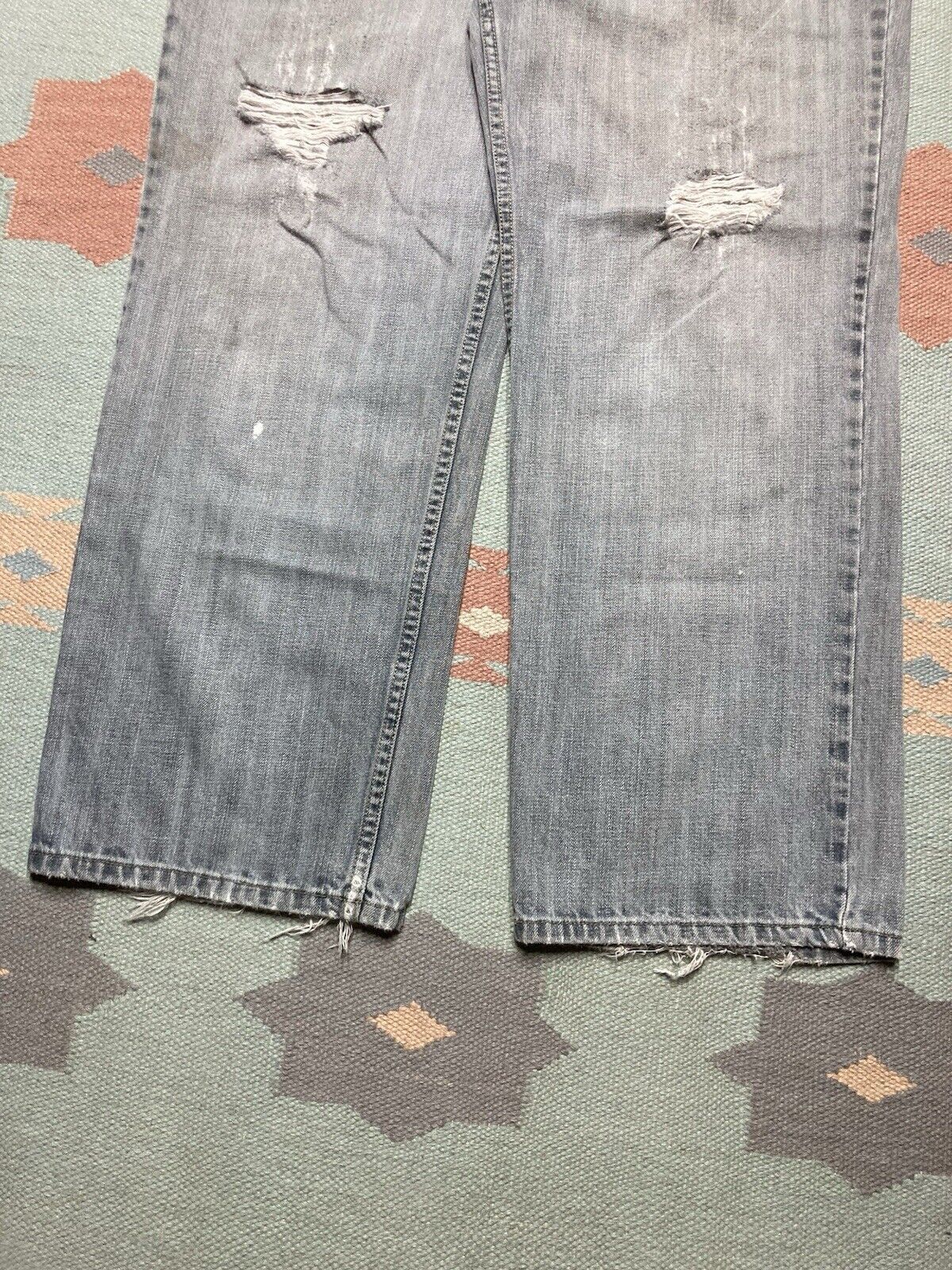 Pepe Jeans × Vintage y2k baggy jeans Pepe faded distressed grunge skater 36x29 Size US 36 / EU 52 - 6 Thumbnail
