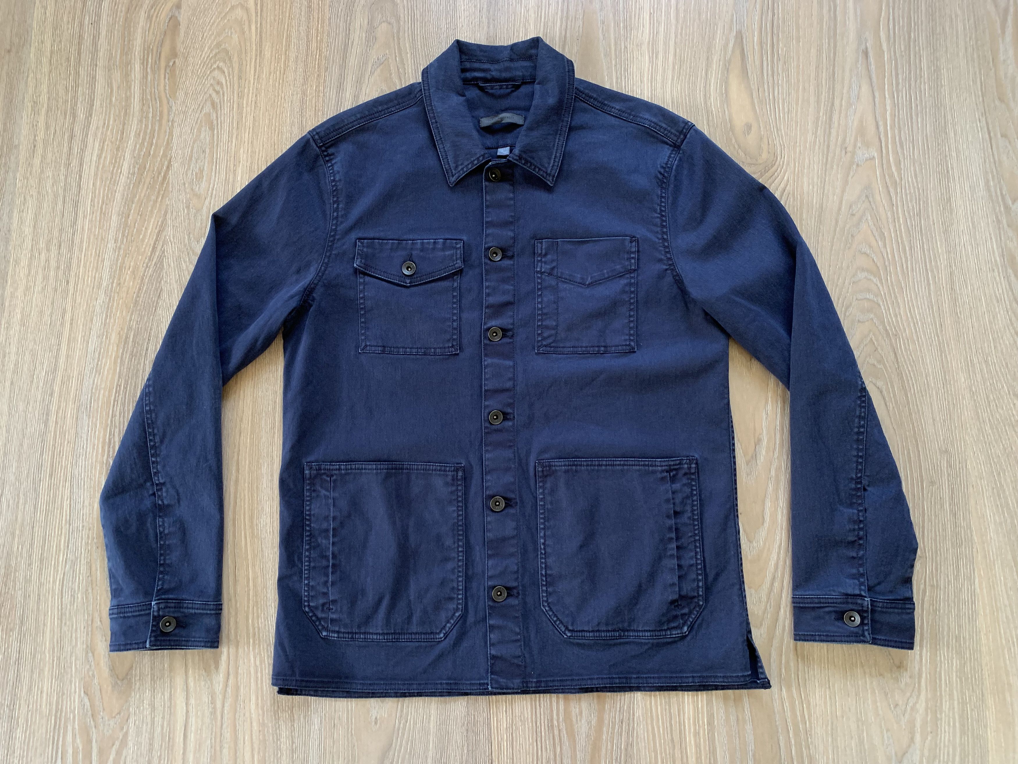 Designer × John Varvatos Mens John Varvatos Cotton Blue Jacket Size US M / EU 48-50 / 2 - 2 Thumbnail