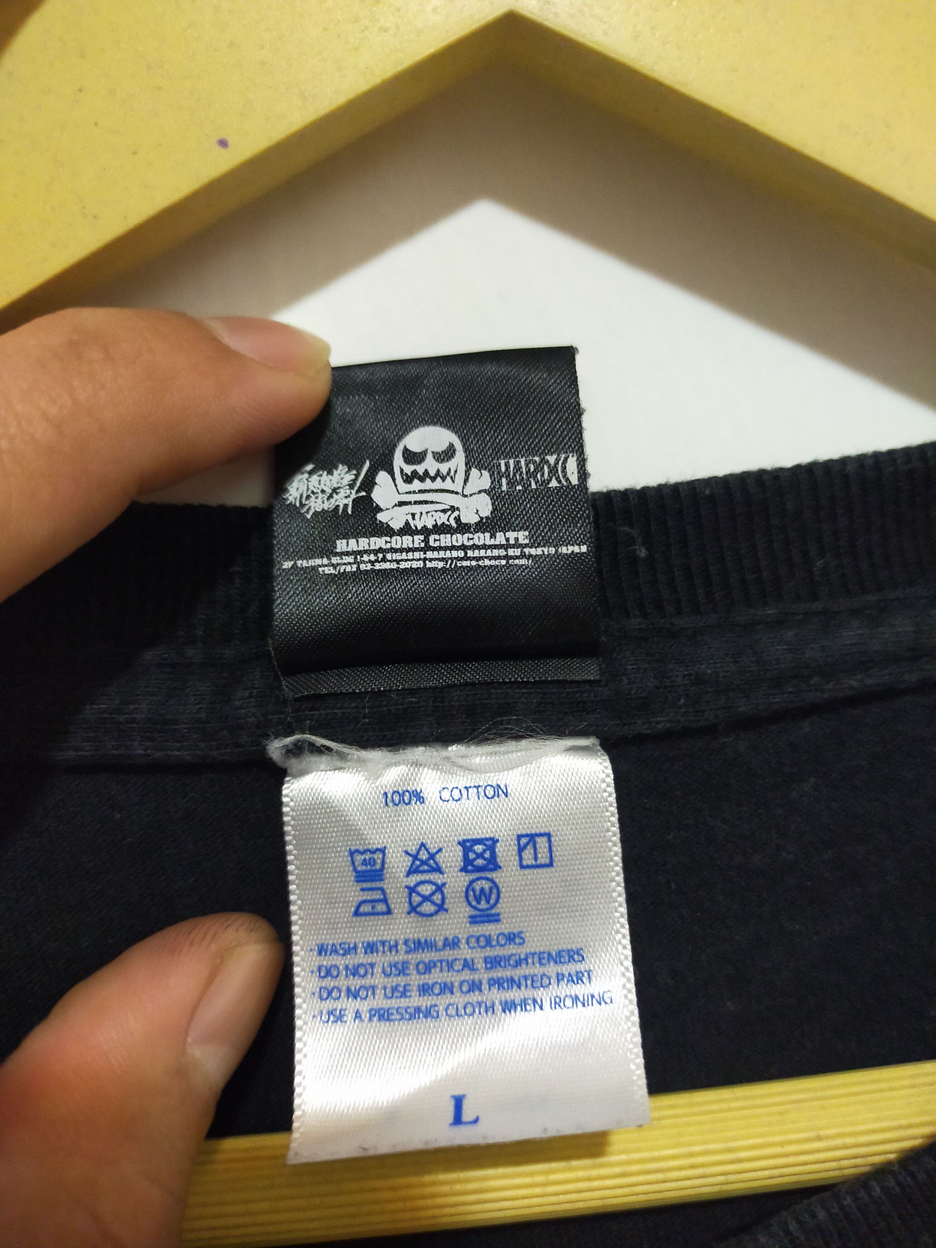 Japanese Brand HARDCORE CHOCOLATE THE BLIND OUTLAW TSHIRT Size US L / EU 52-54 / 3 - 5 Thumbnail