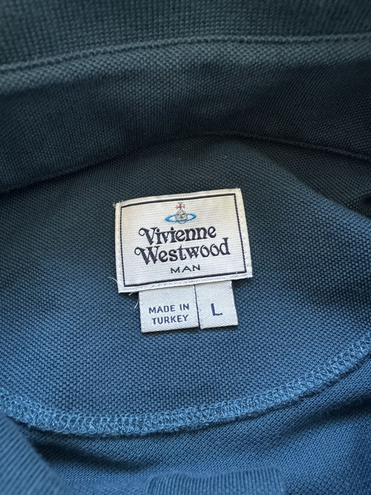 Vintage × Vivienne Westwood Vintage Vivienne Westwood Polos Orb Embroidered Logo Mens Size US L / EU 52-54 / 3 - 8 Thumbnail