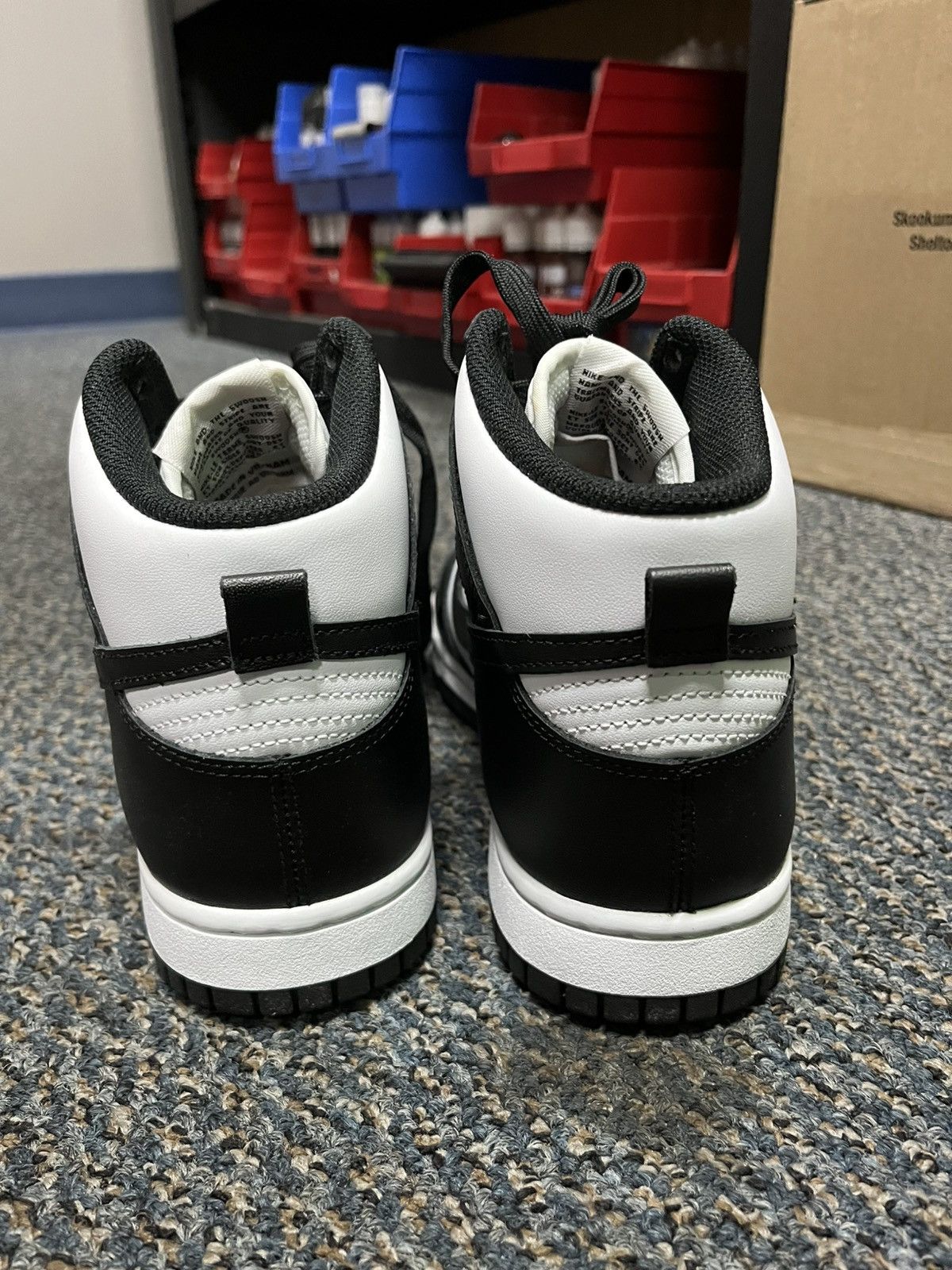 Nike Nike dunk hi retro black/white Size US 8 / EU 41 - 9 Thumbnail