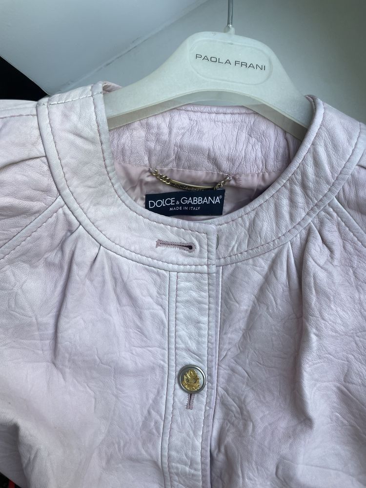 Dolce & Gabbana Dolce Gabbana Leather Jacket Size S / US 4 / IT 40 - 6 Thumbnail