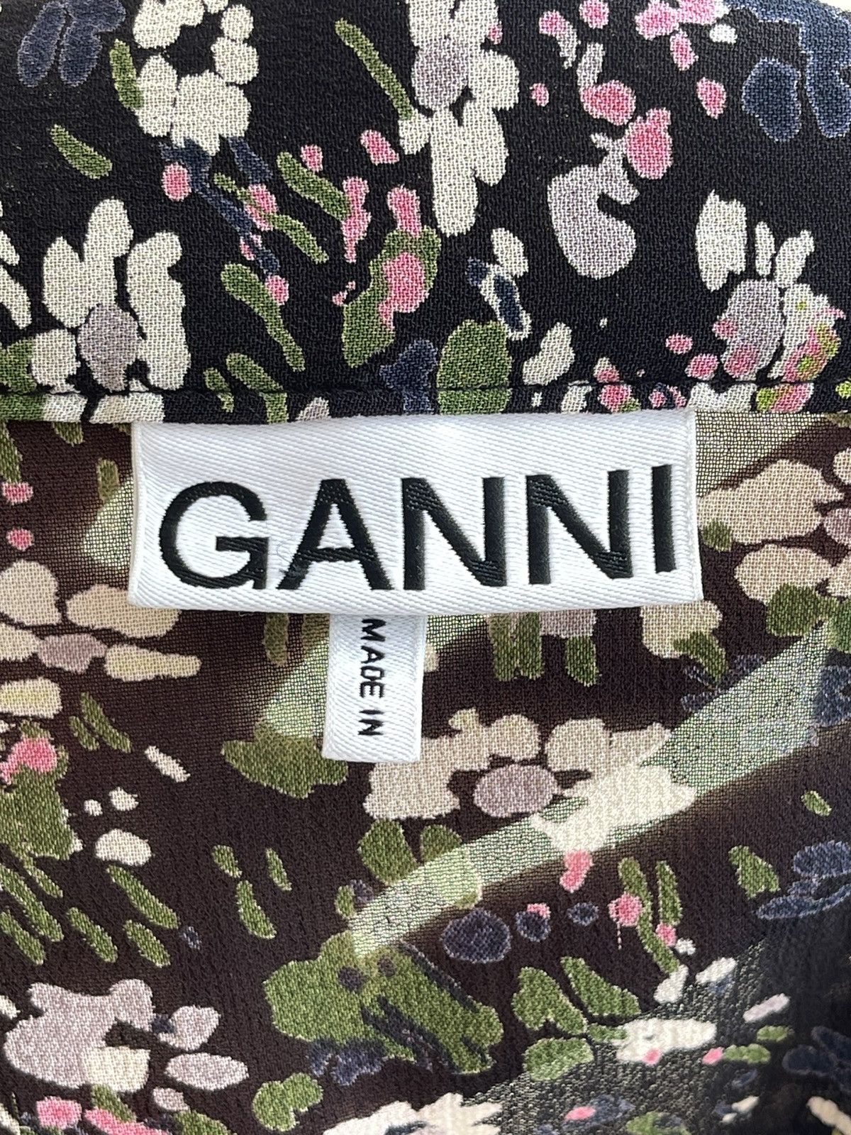 Ganni Ganni Georgette Sheer Floral Print Viscose Maxi Skirt FW19 Size 32" / US 10 / IT 46 - 13 Thumbnail