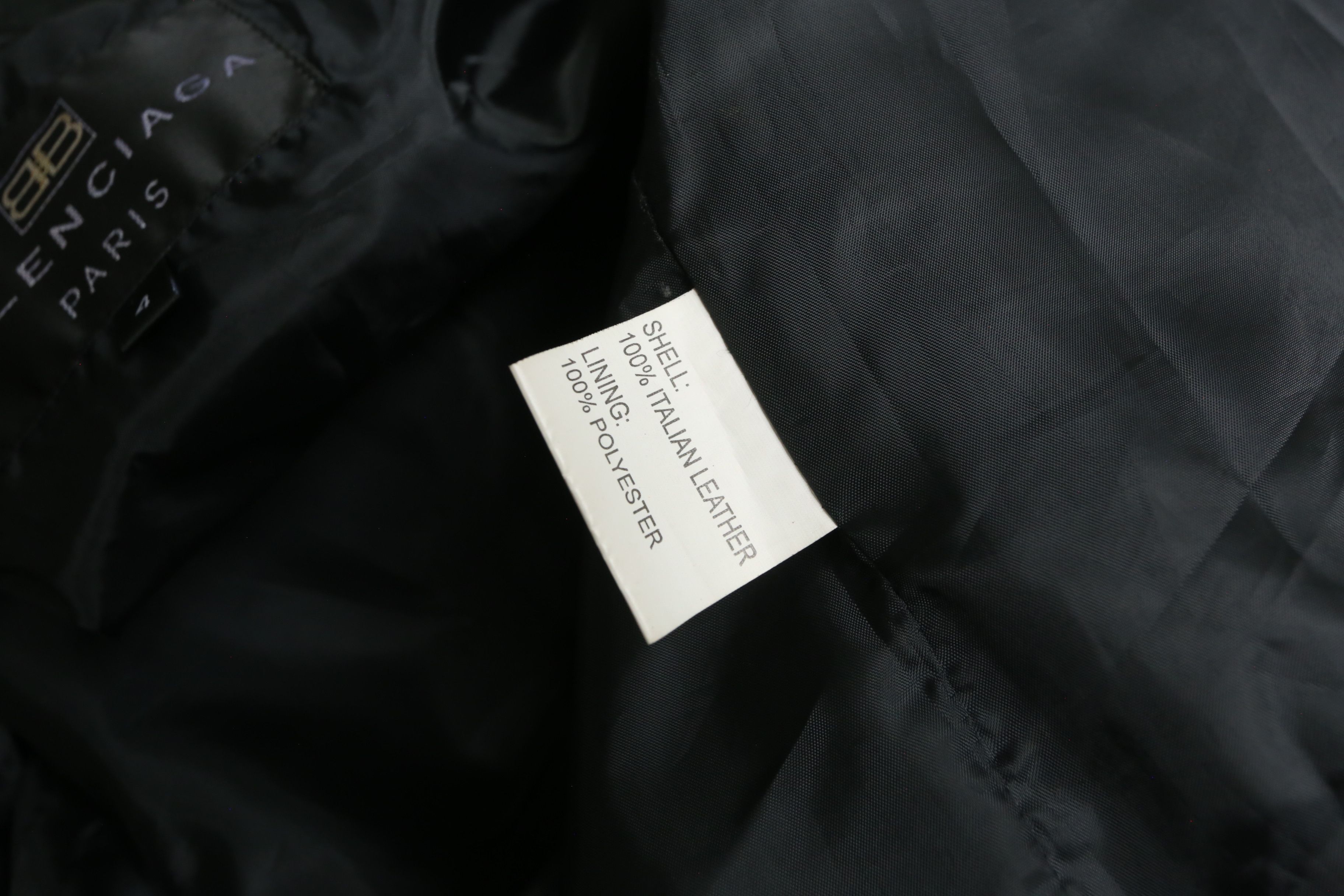 Balenciaga Balenciaga - Vintage - Zip-Up Leather Jacket Size US L / EU 52-54 / 3 - 11 Thumbnail