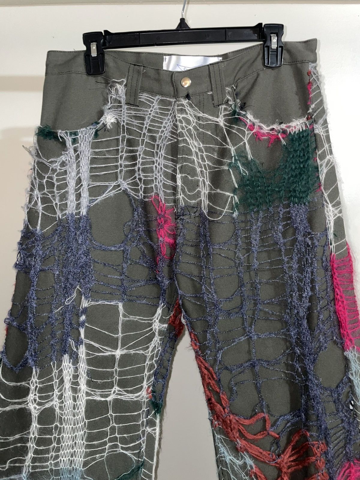 Kentucky Boy Tyler Kentucky Boy Tyler Signature Cut Pants Knit Mohair Overlay Size US 34 / EU 50 - 3 Thumbnail