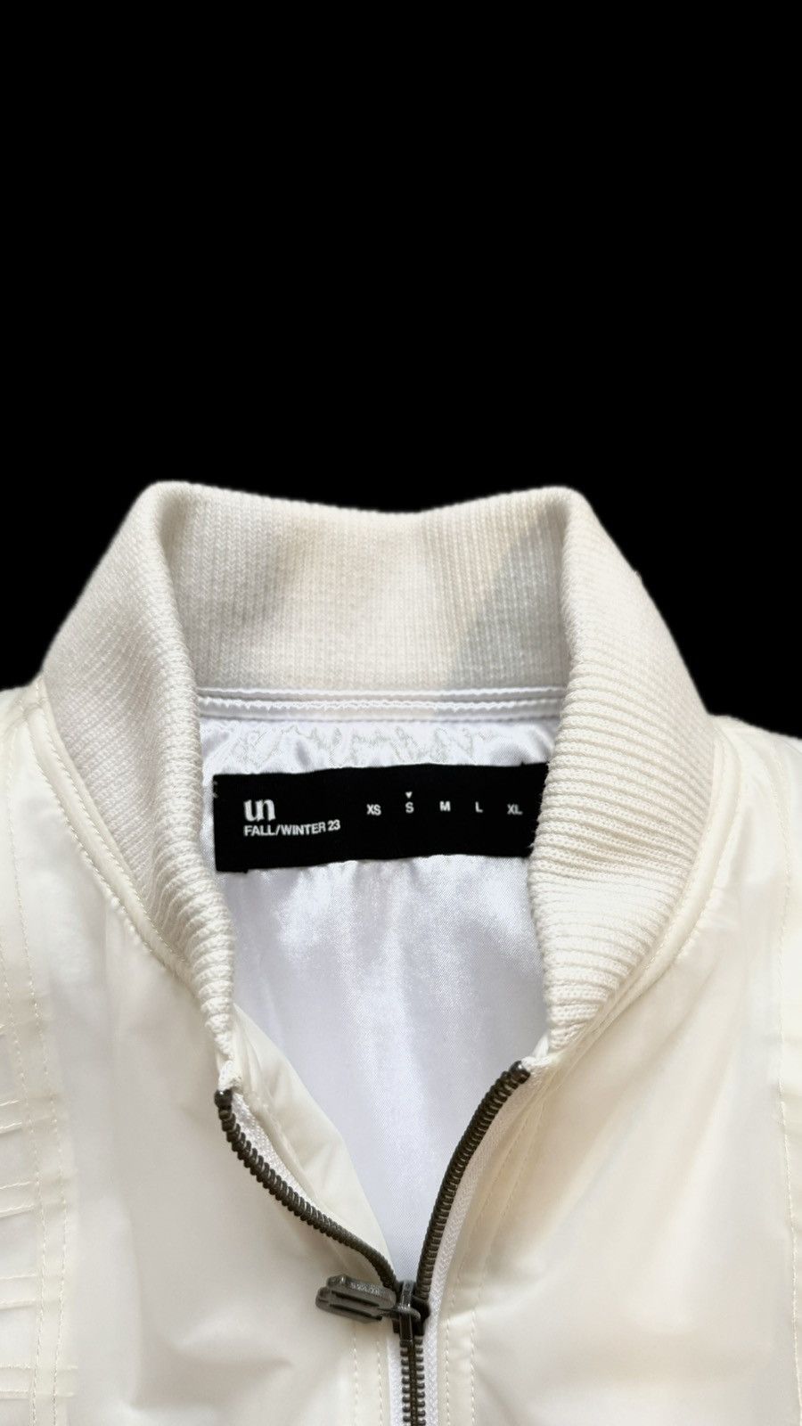 Other Unvain Studios White Bomber Jacket Size S / US 4 / IT 40 - 2 Thumbnail