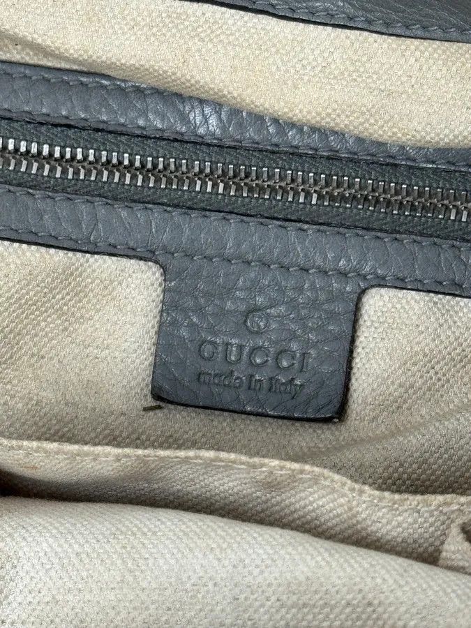 Gucci SS2010 Gucci Runway Techno Horsebit Grey Leather Hobo Bag by Frida Giannini Size ONE SIZE - 13 Thumbnail