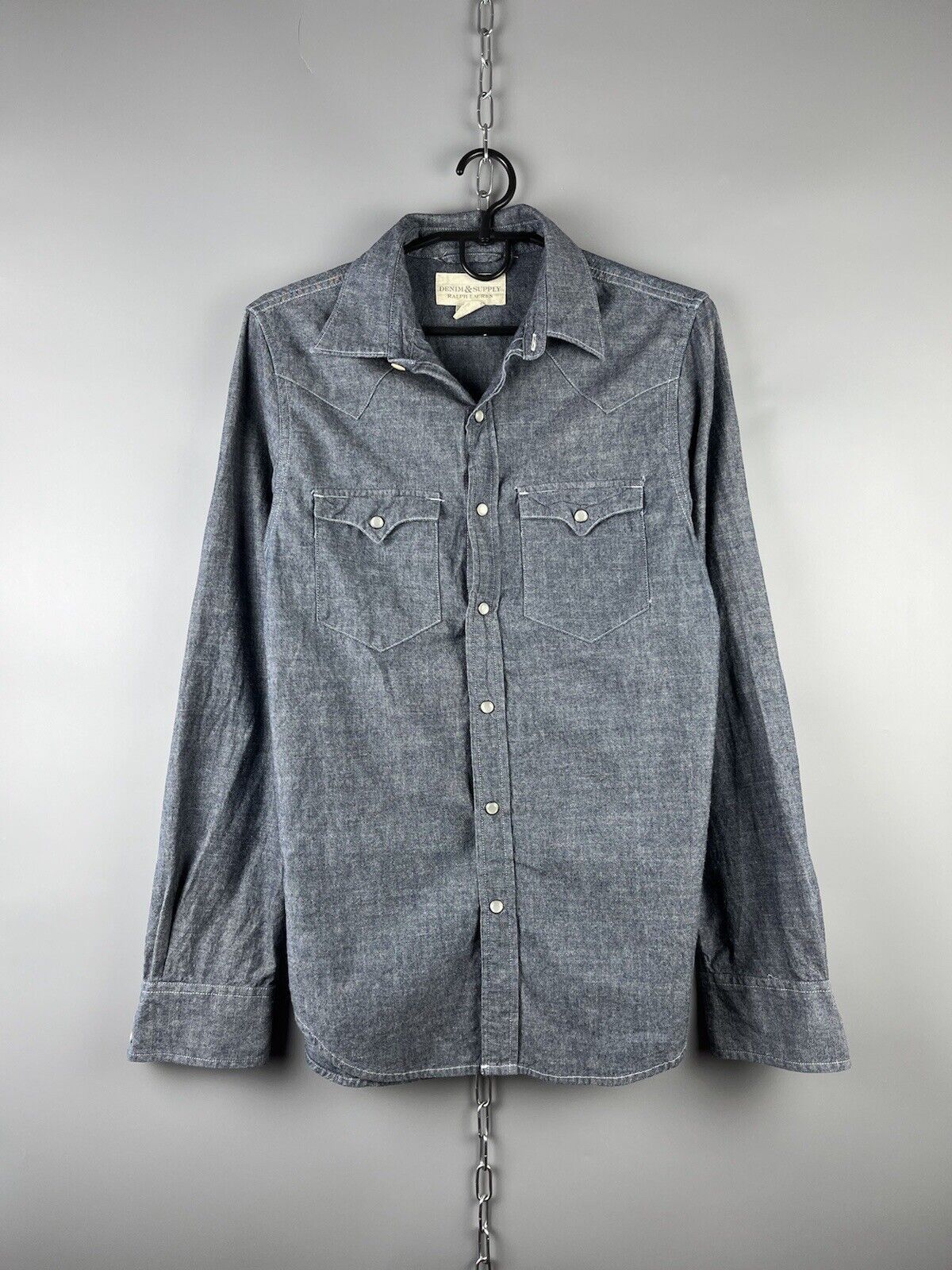 Denim & Supply Ralph Lauren Denim Supply Ralph Lauren Cotton Denim Shirt Size US S / EU 44-46 / 1 - 1 Thumbnail