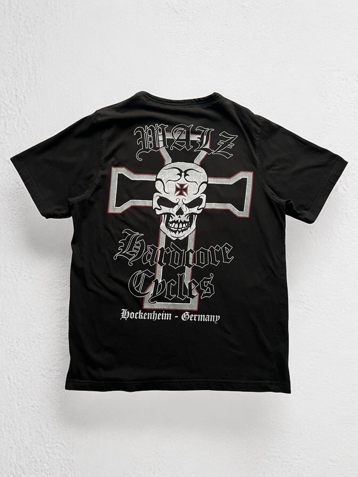 Band Tees × Vintage OFFER! HARDCORE FOR LIFE! WALZ VINTAGE RAVE T SHIRT SKULL Size US M / EU 48-50 / 2 - 1 Thumbnail