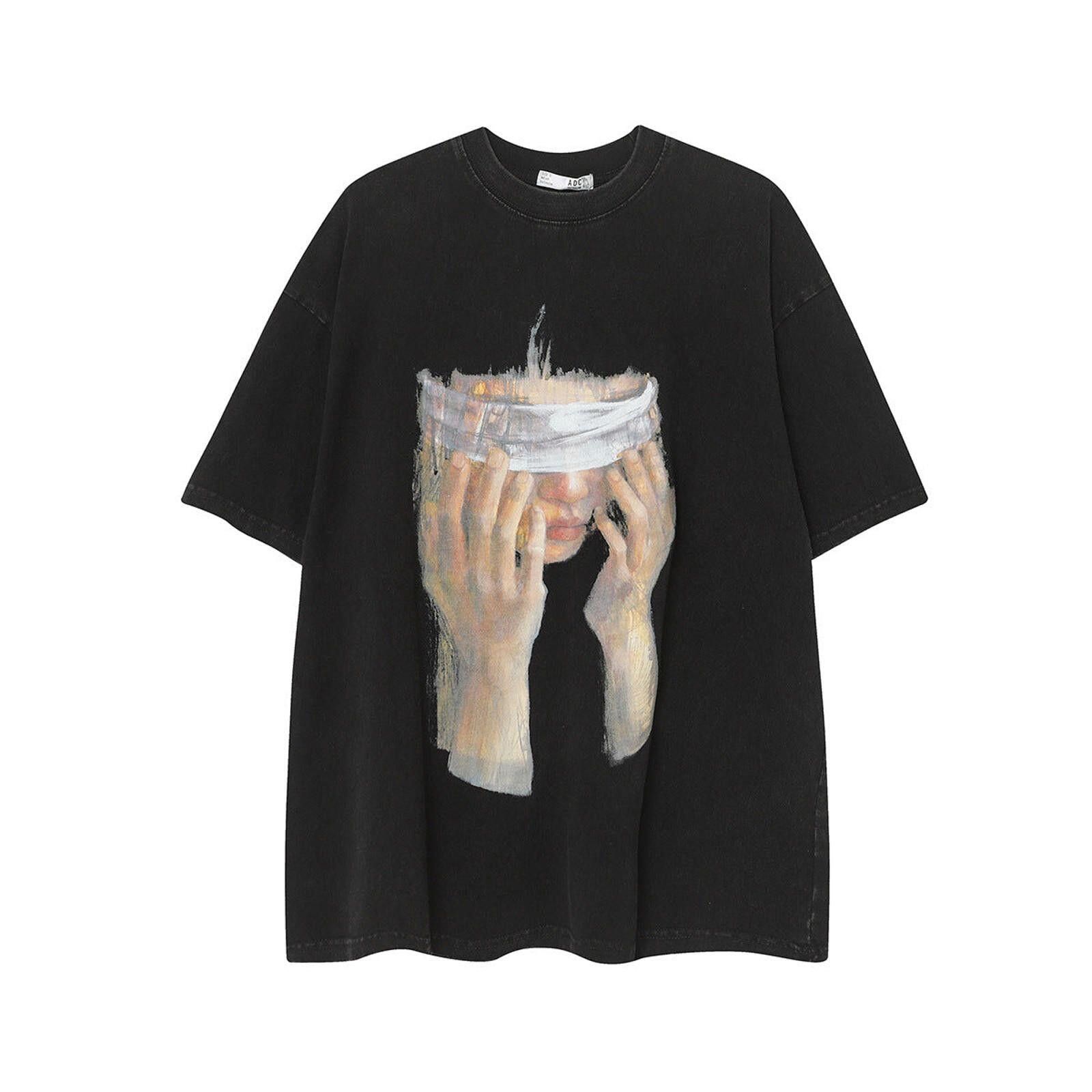 Other FACE Graphic Oversized T-Shirt, Streetwear Tee Size US L / EU 52-54 / 3 - 3 Thumbnail