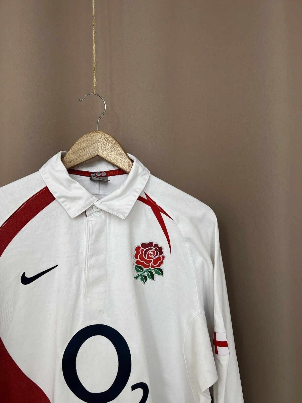 Nike Nike England 2007/2009 Rugby Shirt Mens Size L/XL Vintage Size US XL / EU 56 / 4 - 6 Thumbnail