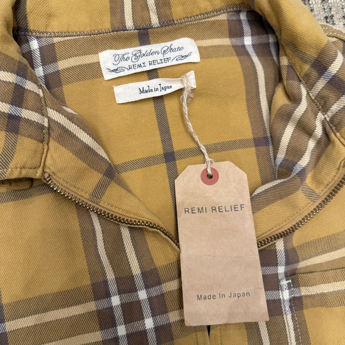 Remi Relief Check Plaid Zip Shirt Size US L / EU 52-54 / 3 - 4 Thumbnail