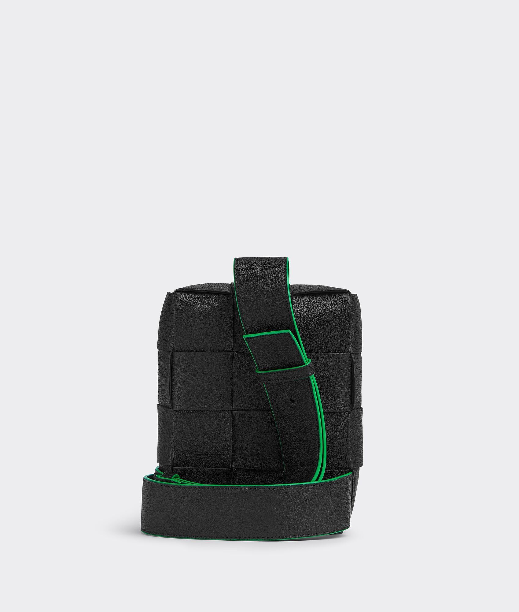 Bottega Veneta o1n1vont0225 Size: OS / Cassette Bag in Black/Green Size ONE SIZE - 4 Thumbnail