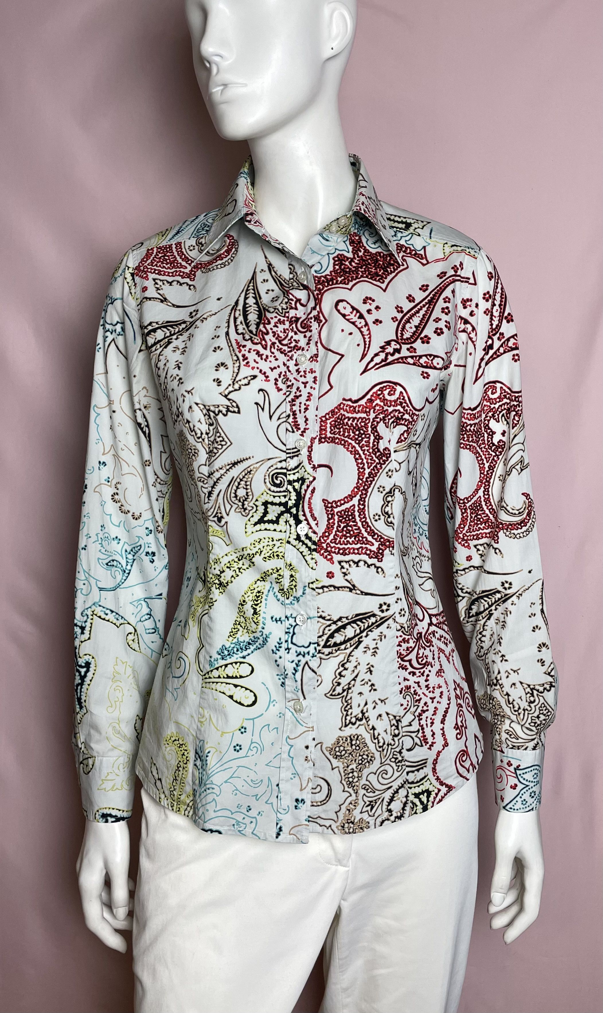 Etro ETRO Women’s Multicolor Paisley Button Down Shirt IT 42 Size M / US 6-8 / IT 42-44 - 1 Thumbnail