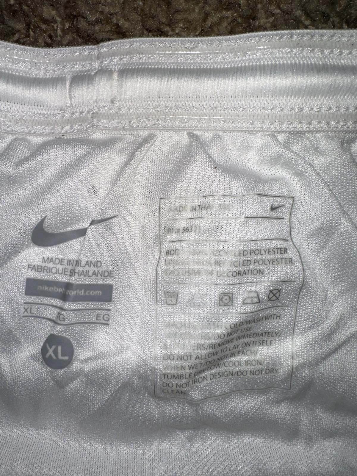 Nike Nike Men’s USA National Team White Soccer Shorts 2004-2008 VINTAGE Size US 36 / EU 52 - 4 Thumbnail