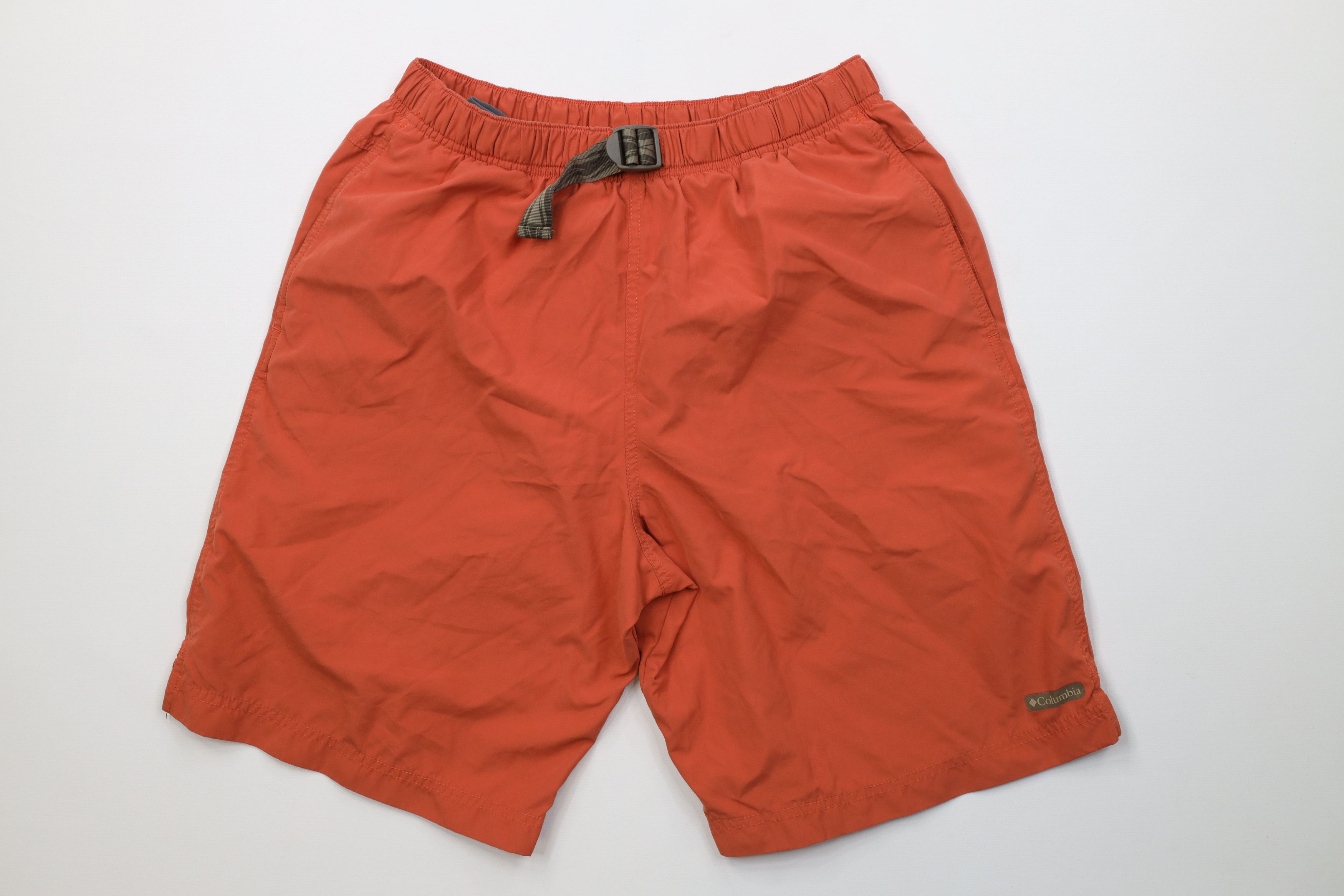 Columbia Vintage Y2K Columbia Spell Out Belted Lined Trekking Shorts Size US 32 / EU 48 - 1 Thumbnail