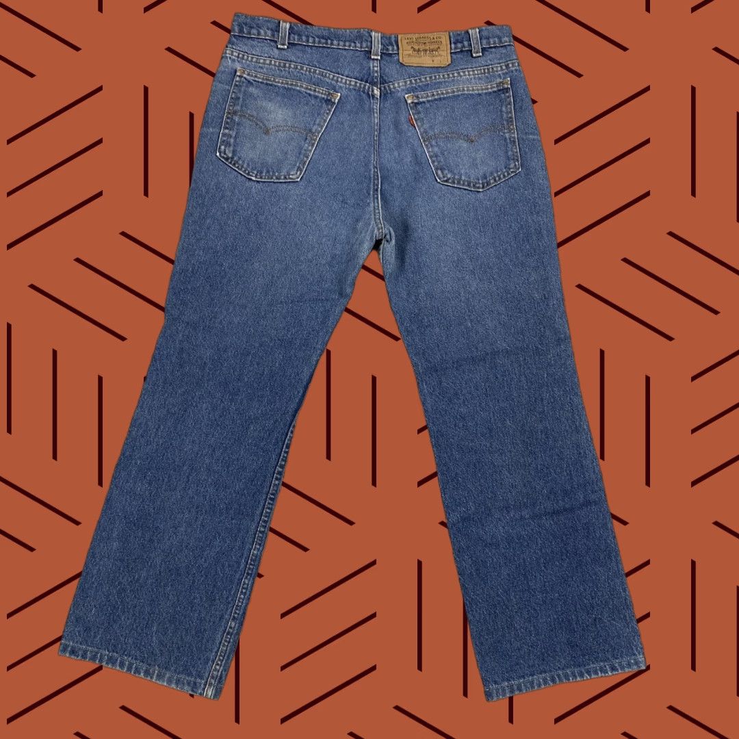 Levi's VINTAGE LEVI'S 517 SLIM BOOTCUT JEANS 1980s Men's Blue 36x28 Size US 36 / EU 52 - 1 Thumbnail