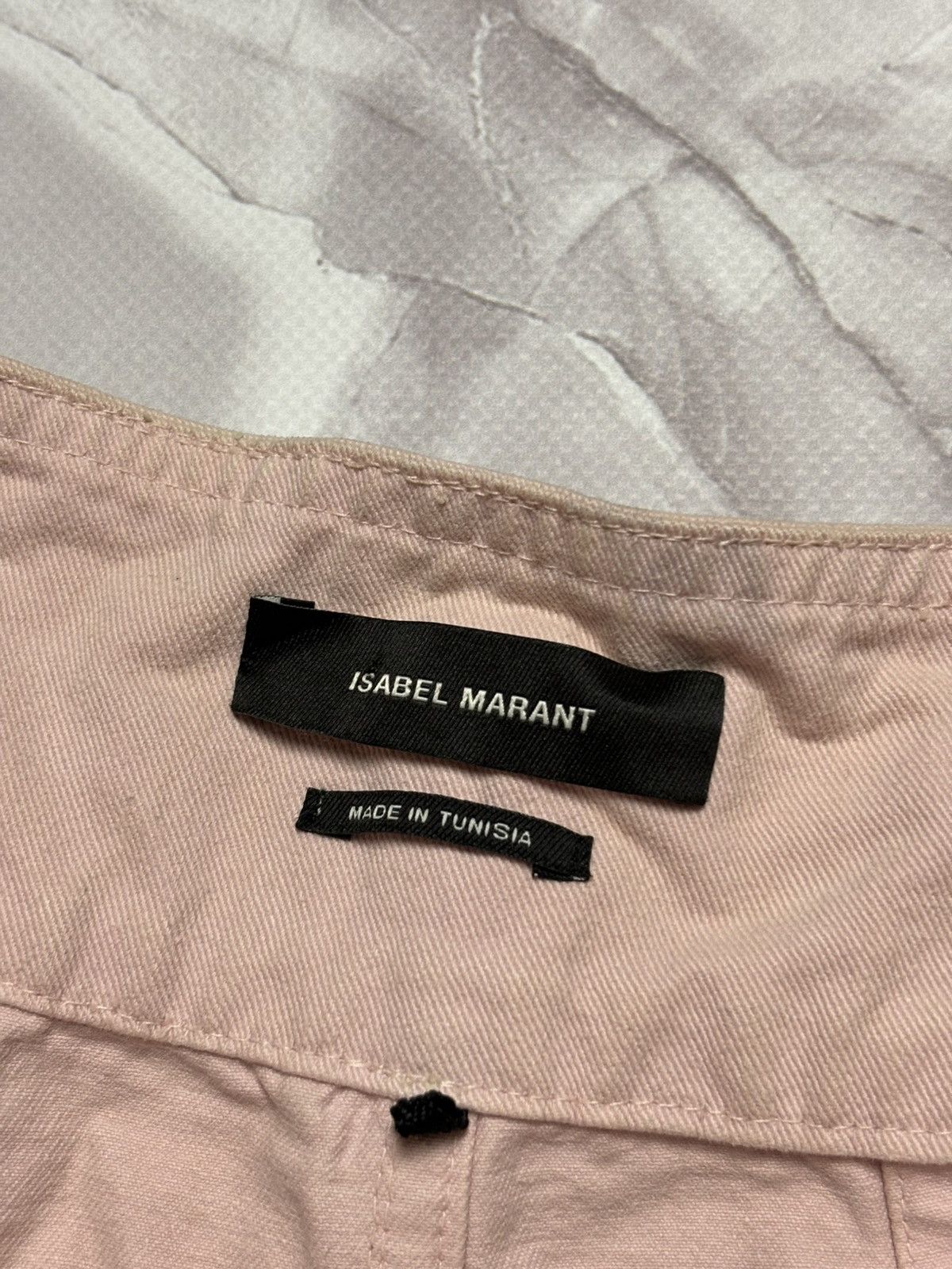 Designer × Isabel Marant Isabel Marant Denim Cargo Pants Pink Womens Size 34 Size 34" / US 12 / IT 48 - 12 Thumbnail