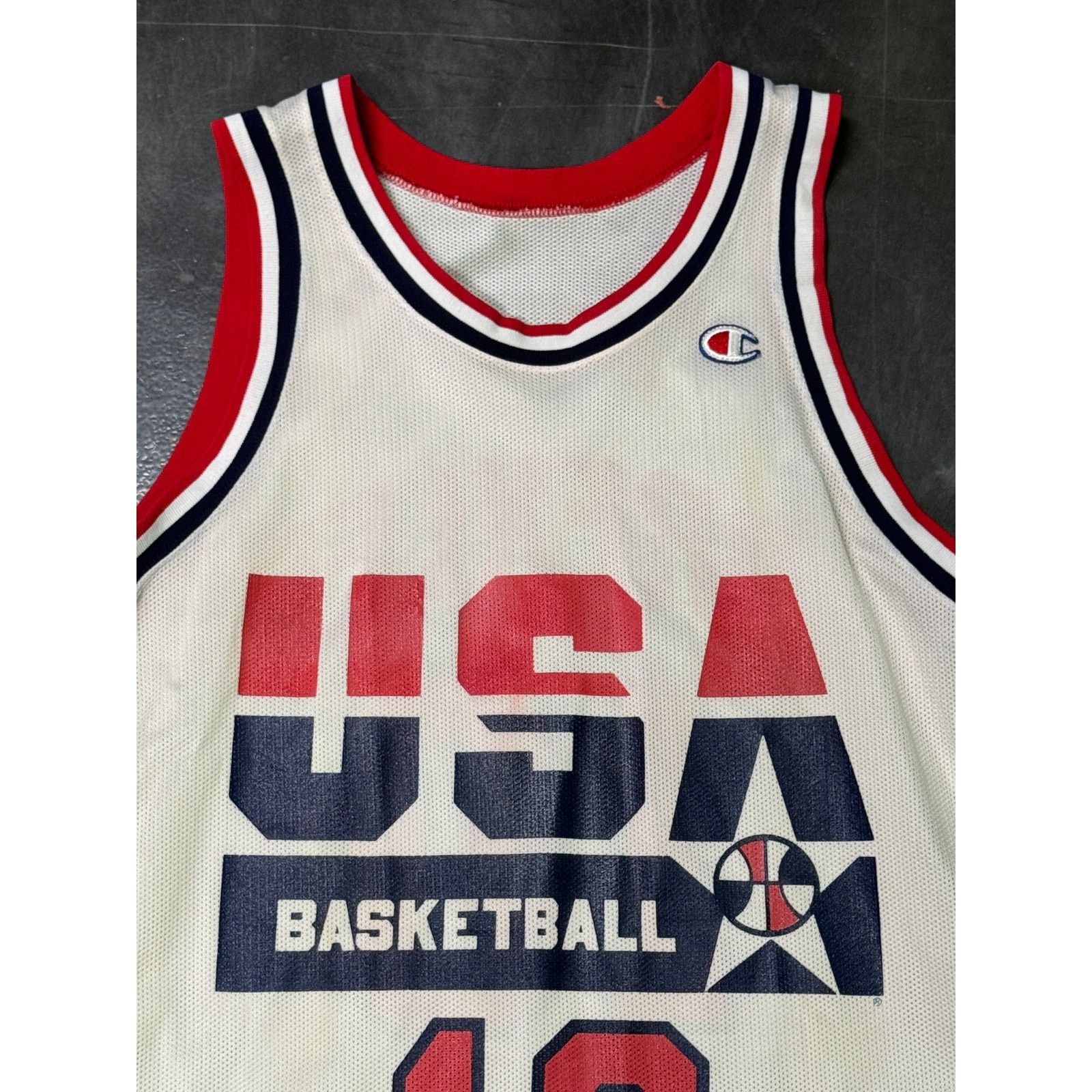 Champion USA Drexler #10 jersey Size US M / EU 48-50 / 2 - 3 Thumbnail