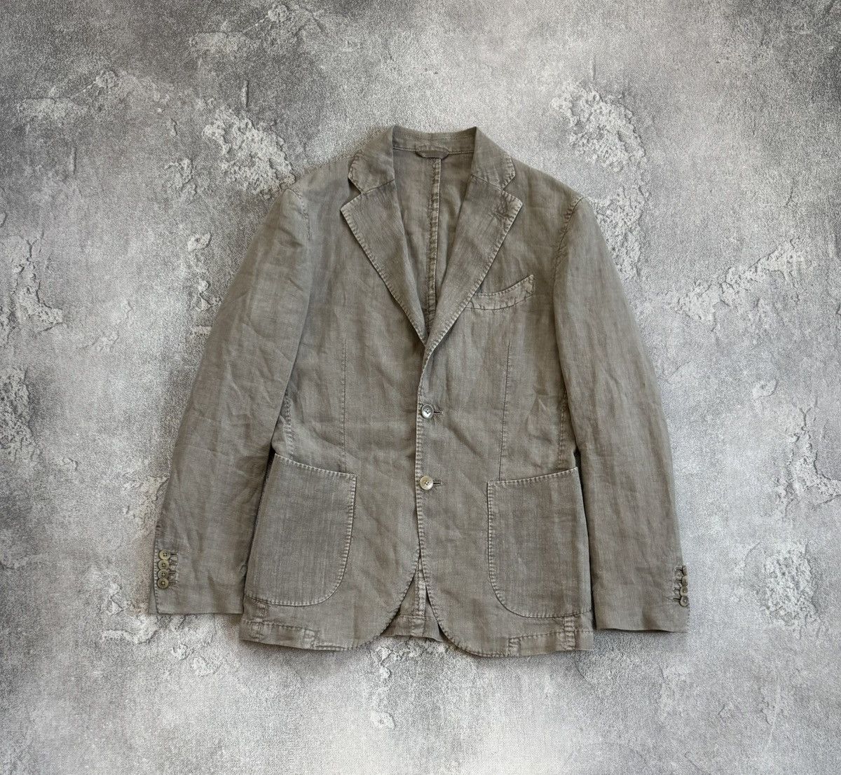 L.B.M. 1911 L.B.M. 1911 tailored linen blazer casual jacket Size 46R - 6 Thumbnail