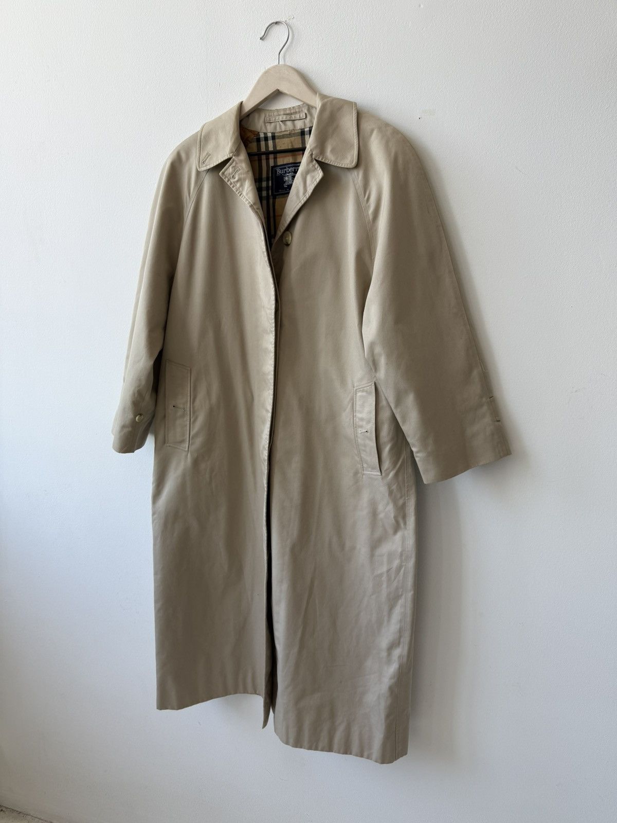 Burberry Burberry Vintage Beige Trench Coat Size XL / US 12-14 / IT 48-50 - 2 Thumbnail