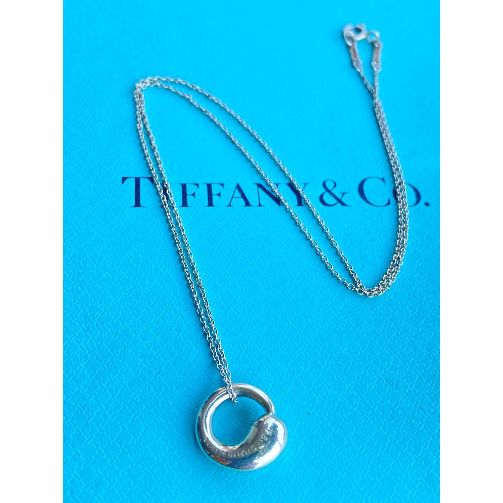 Tiffany & Co. TIFFANY & Co. Eternal Circle Elsa Peretti Necklace 16 Inch Size ONE SIZE - 7 Thumbnail