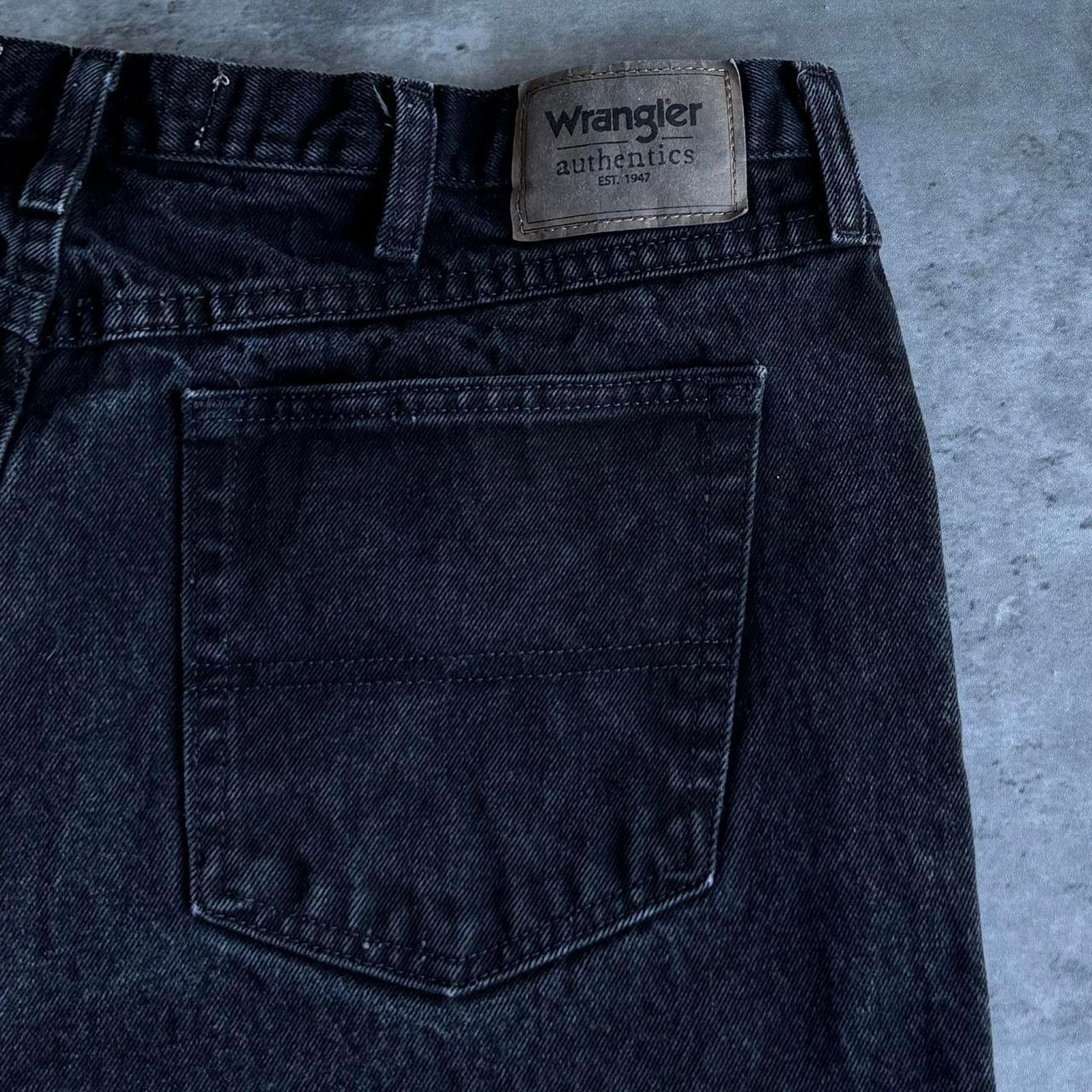 Playboi Carti × Vintage Vintage Y2K Baggy Grunge Opium Essential Black Denim Jeans Size US 38 / EU 54 - 3 Thumbnail