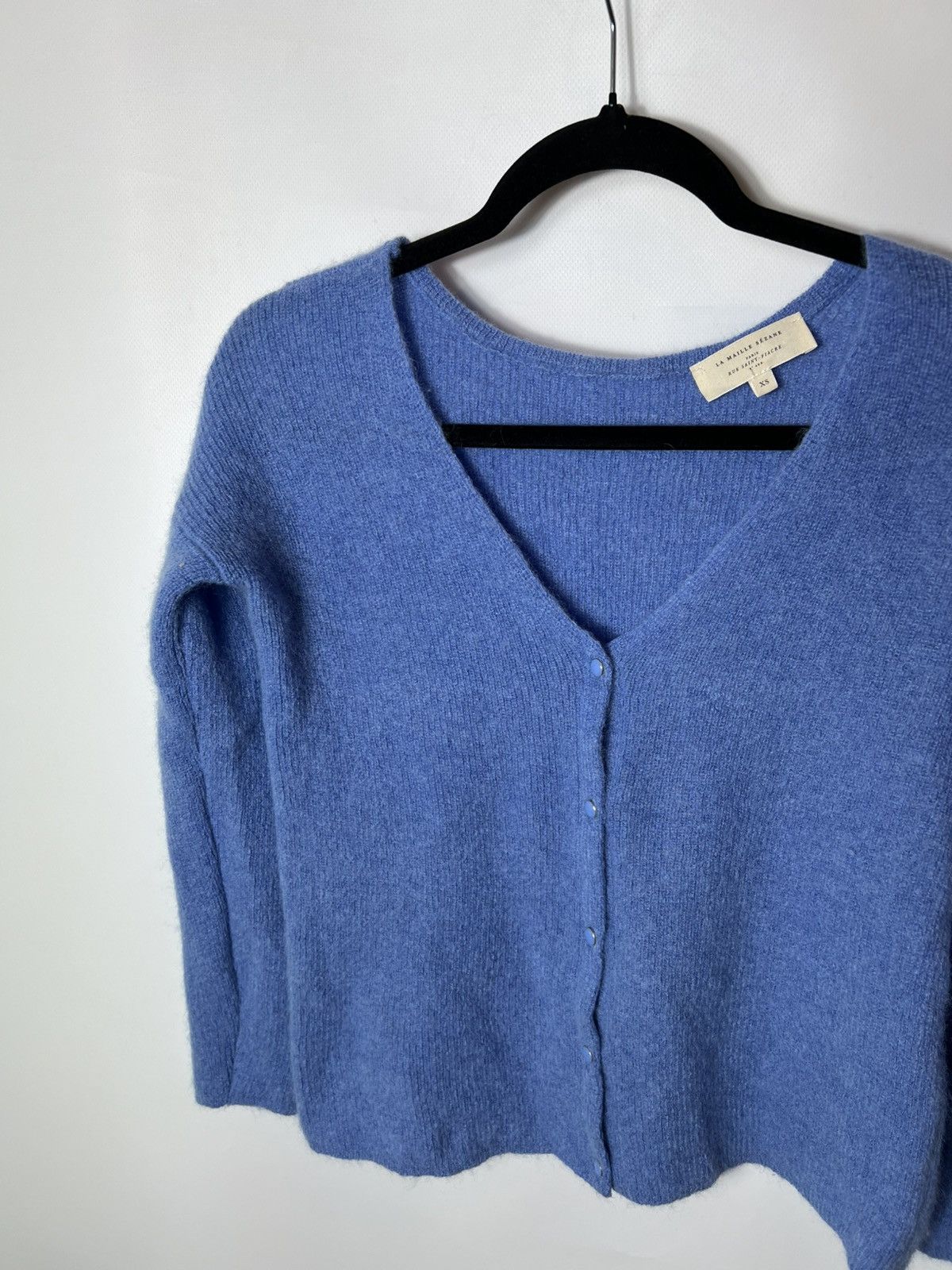 Sezane Vintage luxury Sezane Barry Cardigan Super Kid Mohair Size XS / US 0-2 / IT 36-38 - 6 Thumbnail