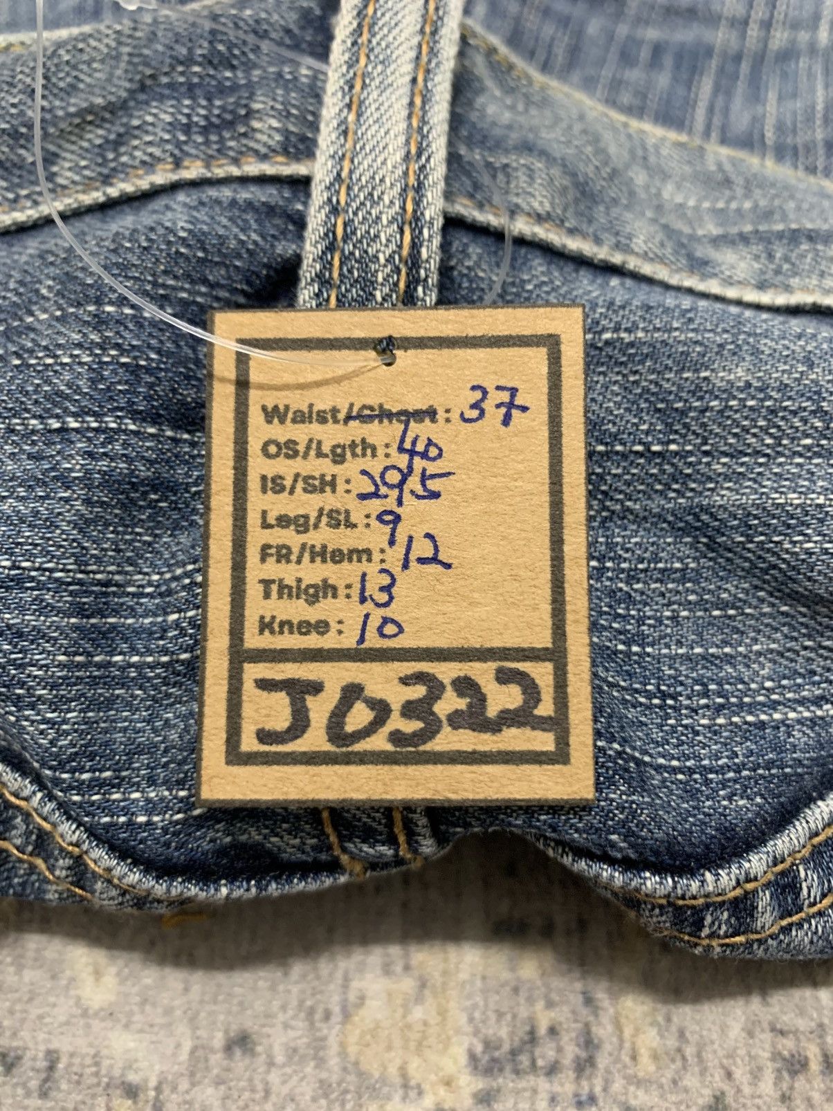 Edwin Vintage Edwin Distressed Baggy Jeans W37x29.5 Size US 37 - 16 Thumbnail
