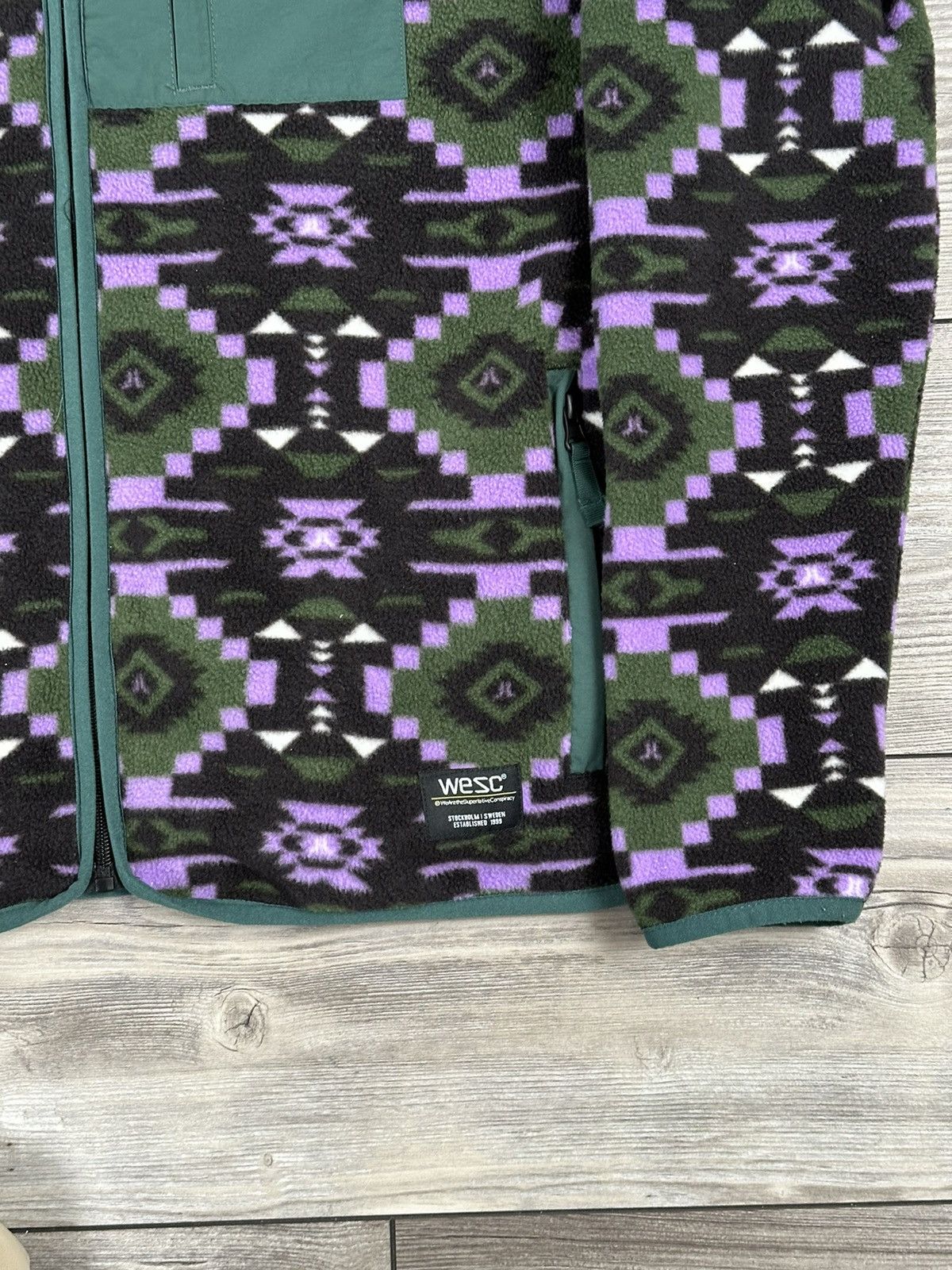 Other Wesc Aztec Full Zip Fleece Size US L / EU 52-54 / 3 - 3 Thumbnail