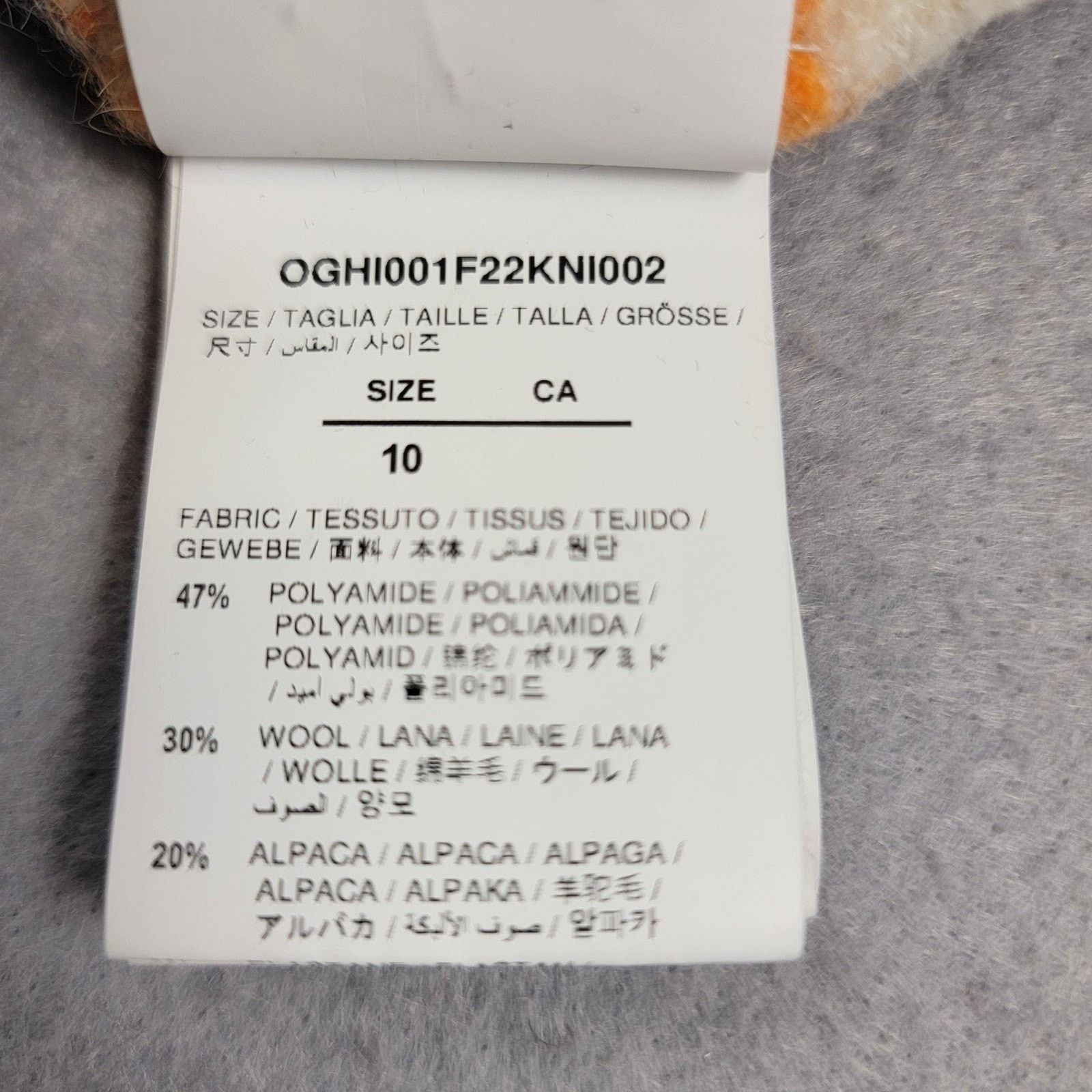 Off-White Off-White Sweater Kids Size 10 Multi-Color Stripe Logo Wool Size L / US 10 / IT 46 - 5 Thumbnail