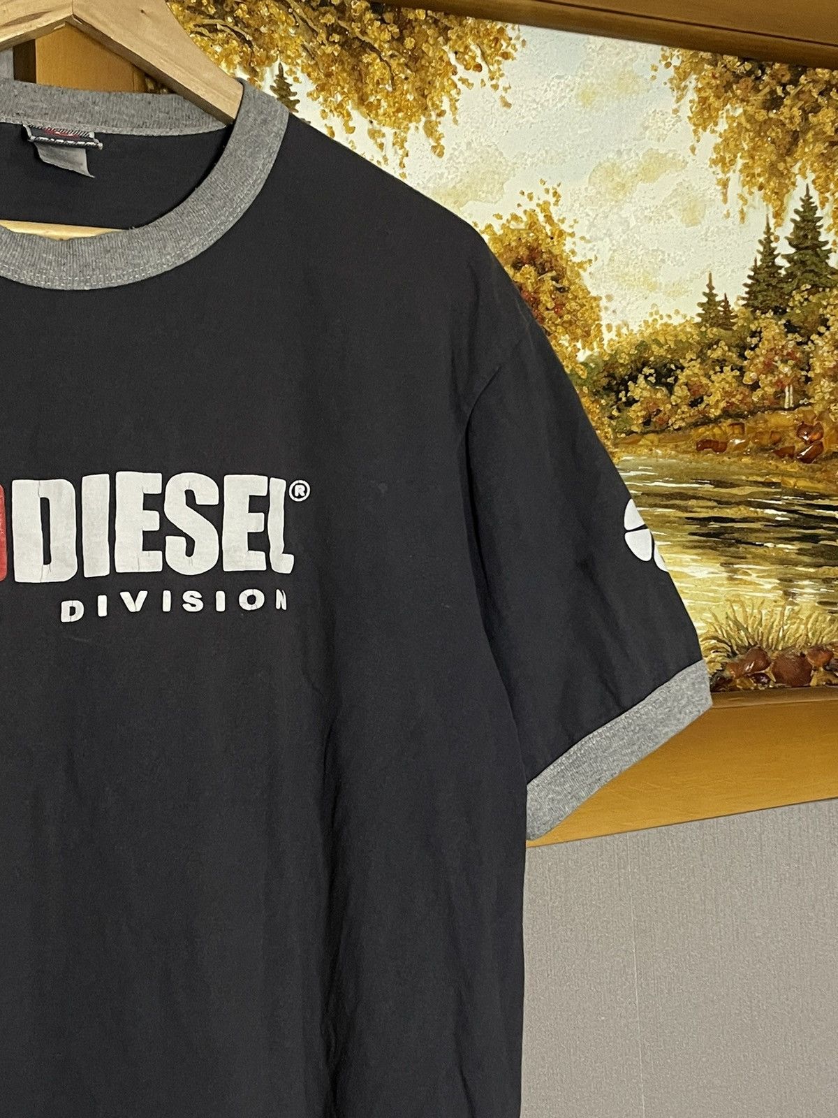 Diesel Vintage Diesel Big Arabic Logo T-shirt Rare Crewneck Size US XL / EU 56 / 4 - 4 Thumbnail