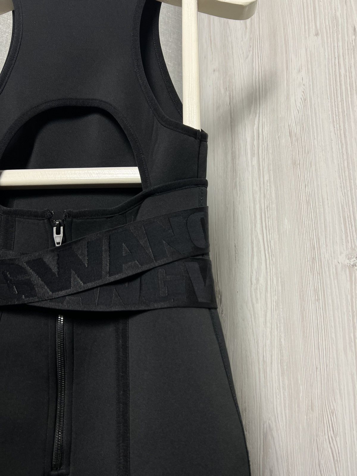 Alexander Wang ALEXANDER WANG x H&M Black Scuba Neoprene Dress Size 8 Size M / US 6-8 / IT 42-44 - 16 Thumbnail