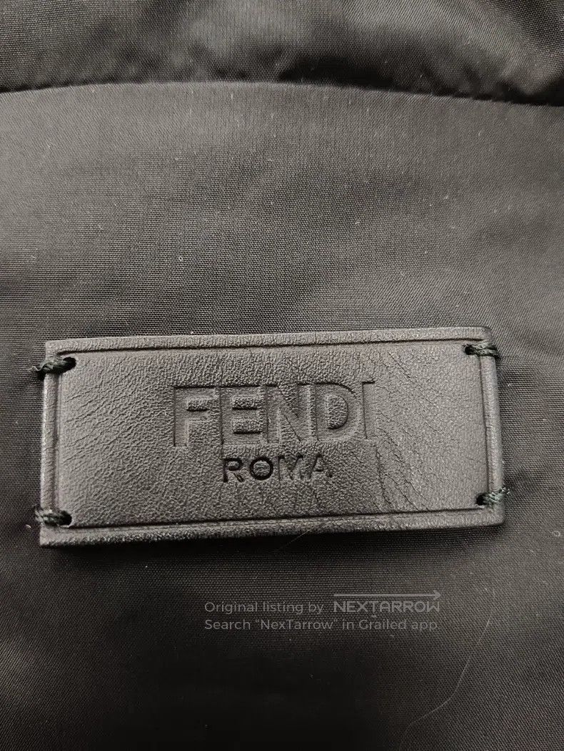 Fendi Fendi Two-Sided Embroidered Logo Jacket - Black Size US M / EU 48-50 / 2 - 4 Thumbnail
