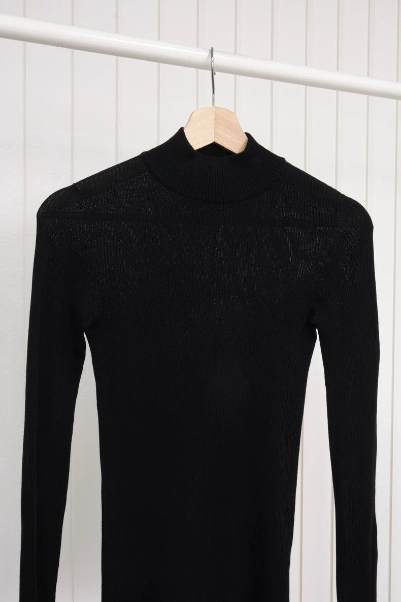 The Row The Row Mock Neck Silk-Cotton Sweater Size US XS / EU 42 / 0 - 1 Thumbnail