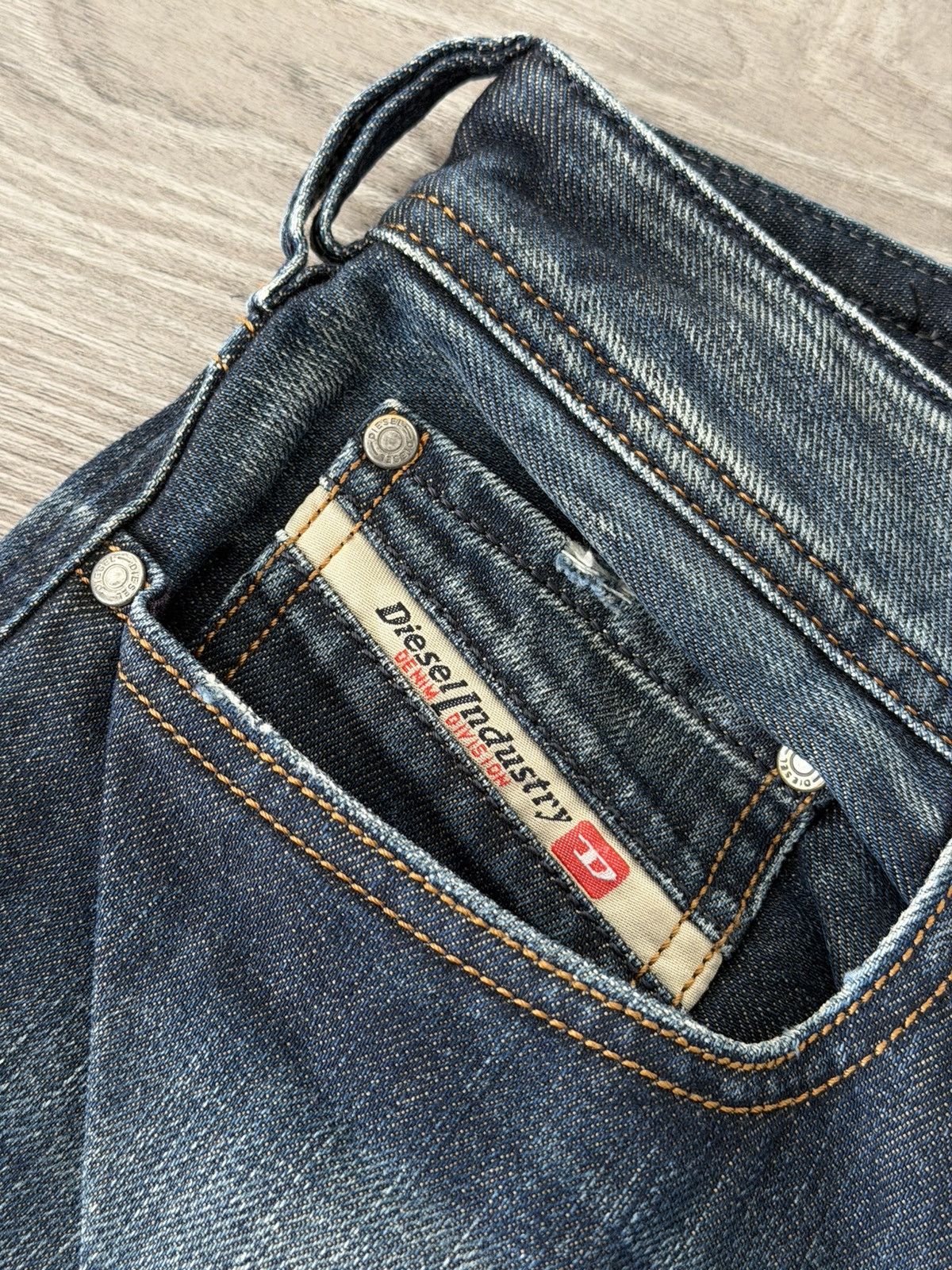 Diesel ‼️Vintage Diesel IND Ladder Baggy Black Denim Jeans‼️ Size US 33 - 16 Thumbnail