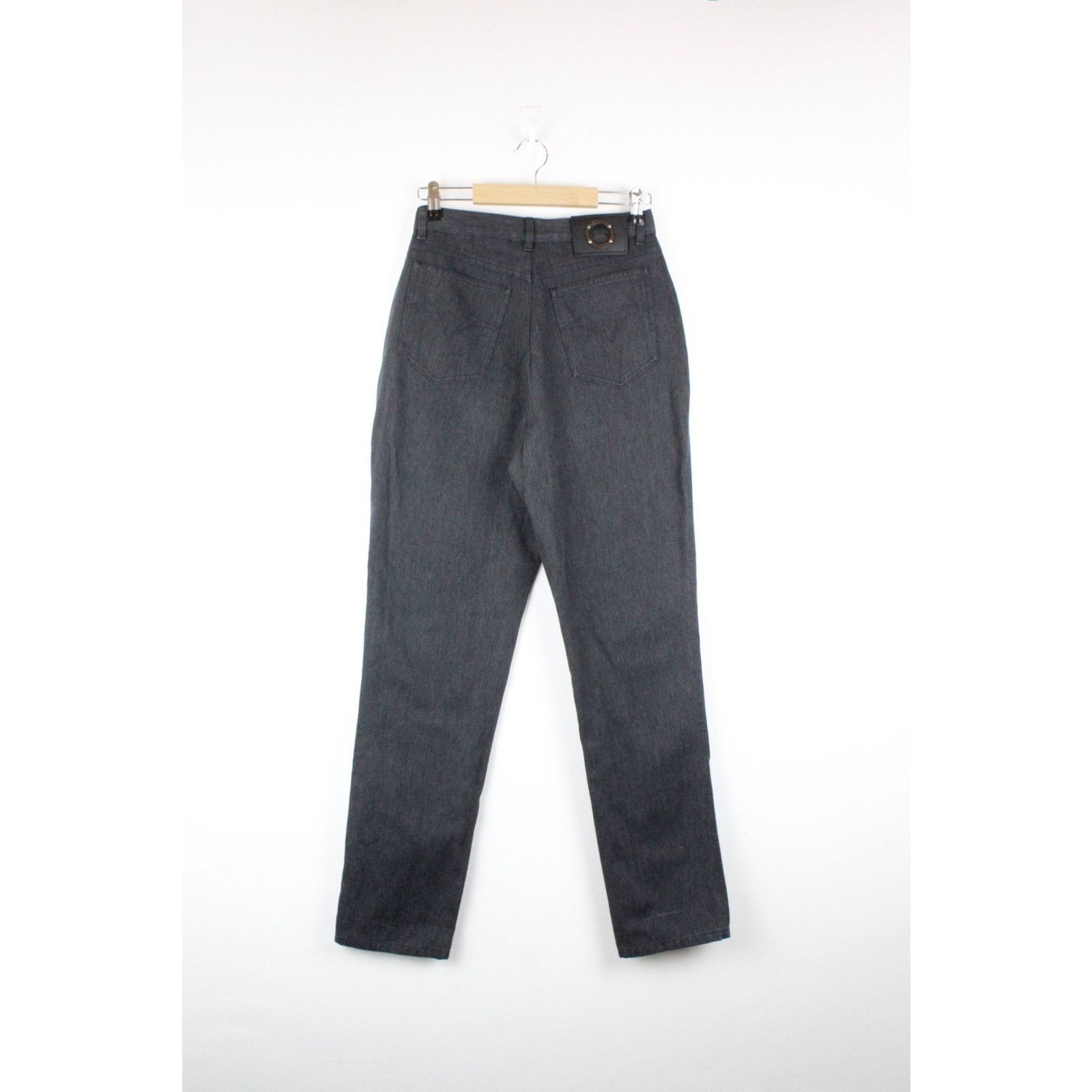 Versace × Versace Jeans Couture × Vintage Vintage Versace Sport Medusa Logo Melange Gray Pants Size 29" - 6 Thumbnail