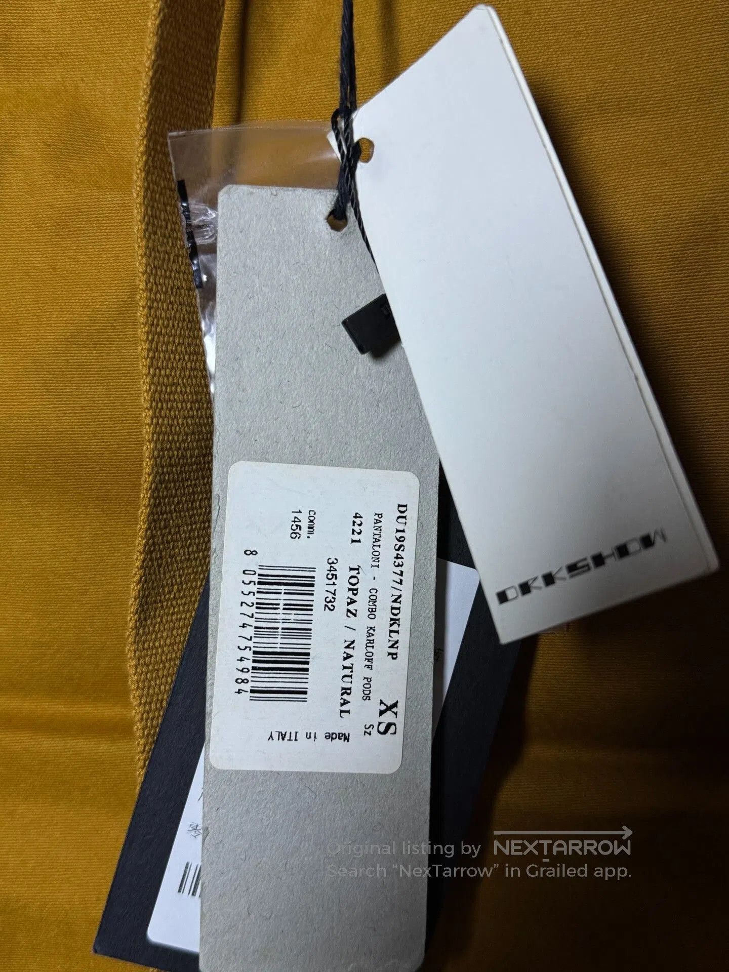 Rick Owens rick owens deconstructed shorts with yellow accents. Size US 26 / EU 42 - 8 Thumbnail