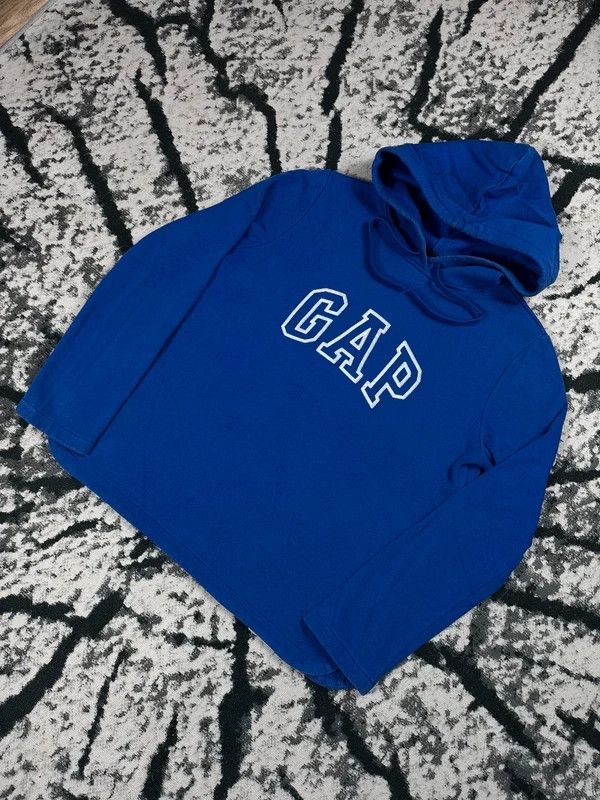 Gap Gap blue hoodie L logo Size US L / EU 52-54 / 3 - 2 Thumbnail
