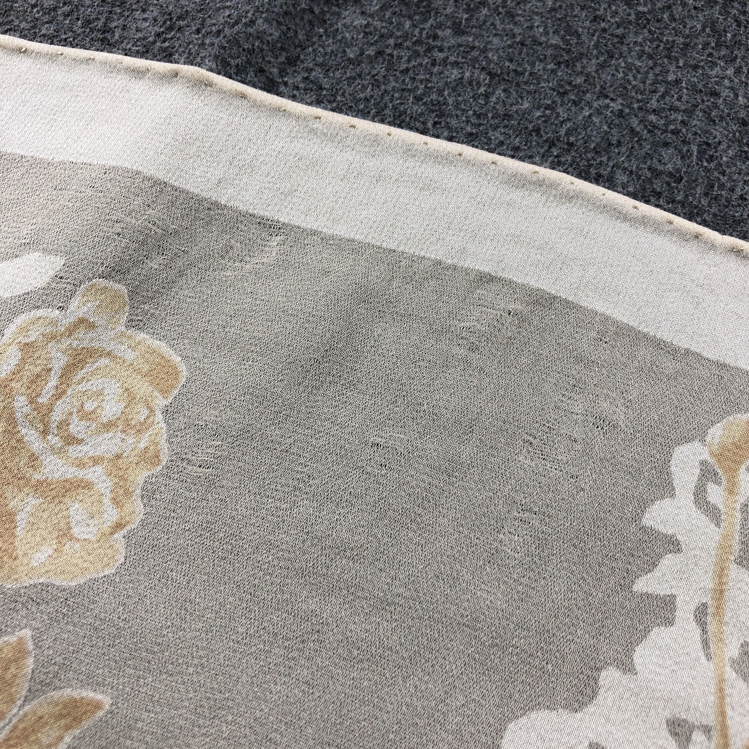 Pierre Balmain Vintage Pierre Balmain Floral Silk Scarf M1269 Size ONE SIZE - 9 Thumbnail