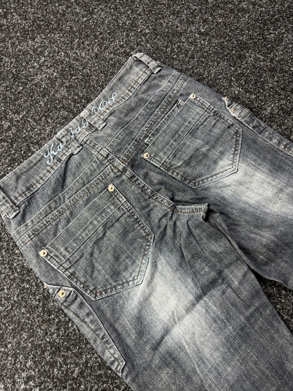 KangaROOS Retro 90s KangaROOS Y2K utility wide leg faded denim jeans Size 28" / US 6 / IT 42 - 14 Thumbnail
