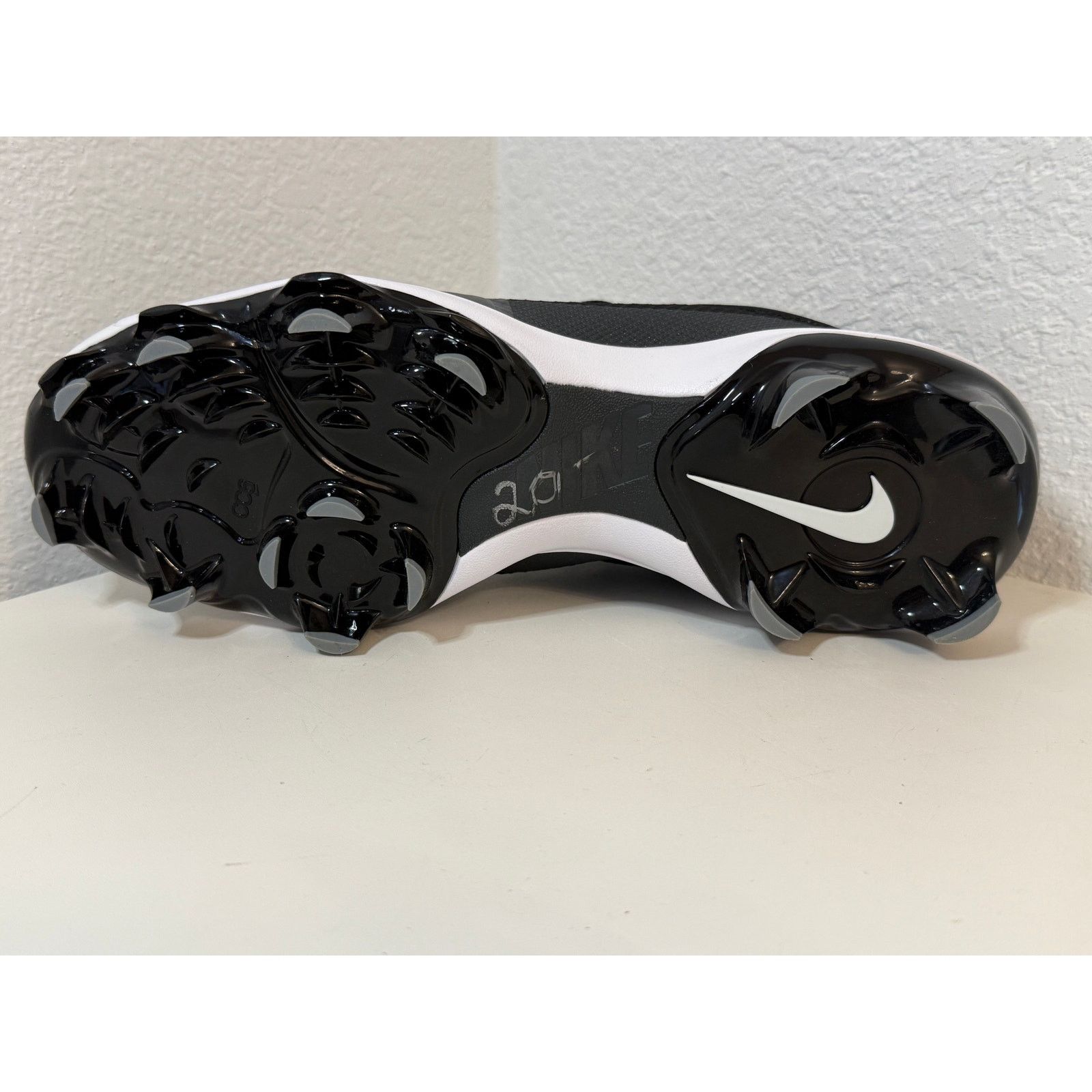 Nike NIKE FORCE TROUT 9 PRO MCS "BASEBALL CLEATS" BLK-WH SZ 10.5 Size US 10.5 / EU 43-44 - 10 Thumbnail