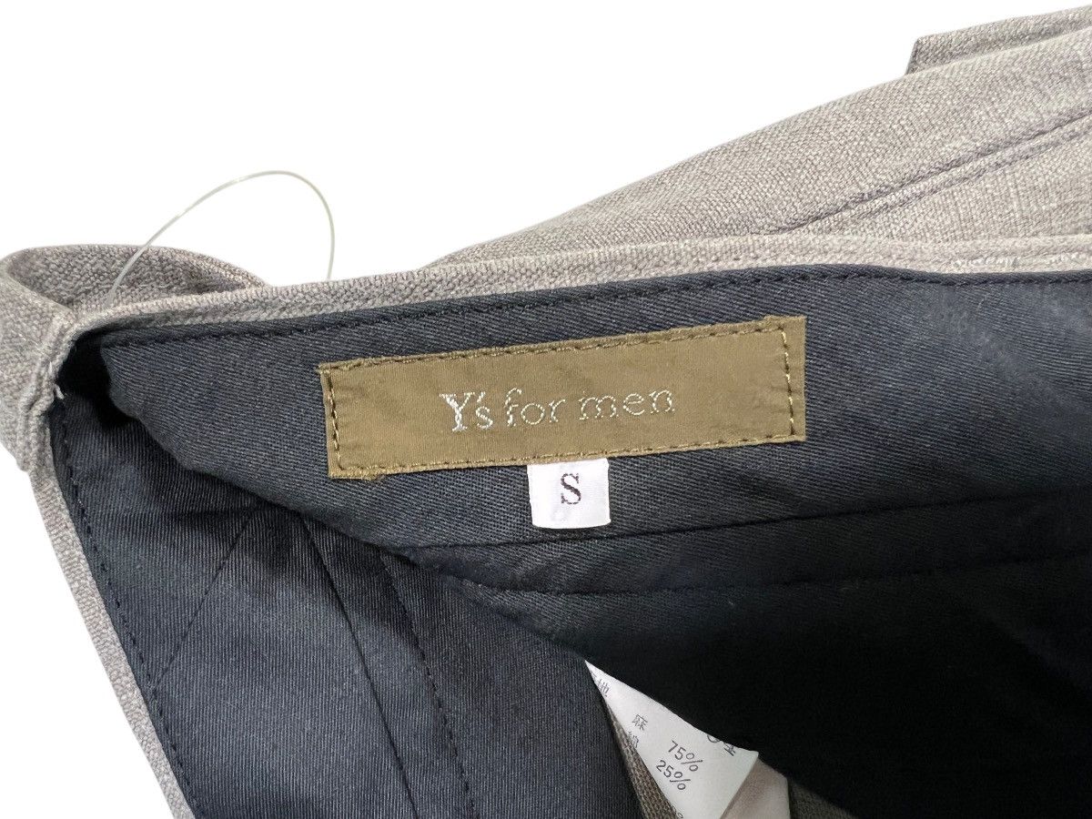 Yohji Yamamoto 💥 Y's For Men Yohji Yamamoto men Linen Cotton Trouser Pant Size US 34 / EU 50 - 16 Thumbnail