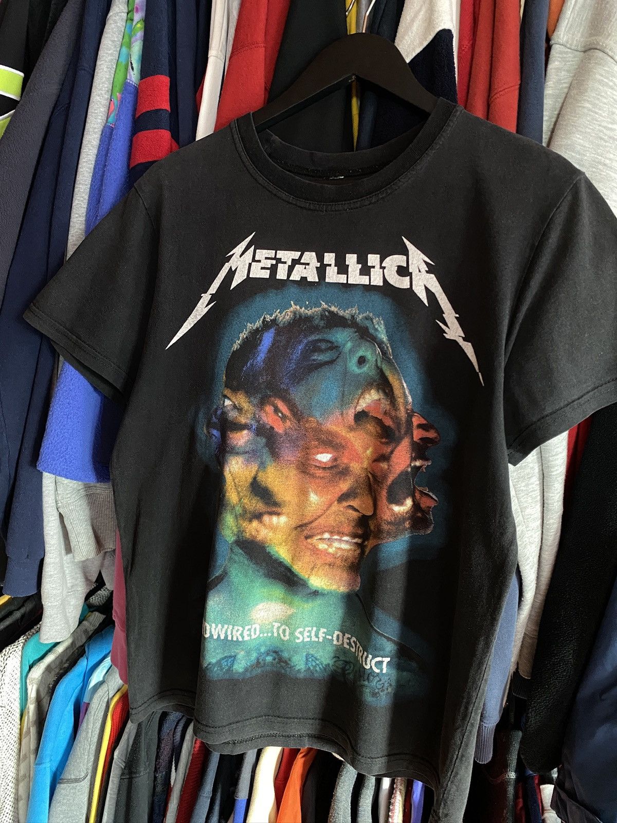 Metallica VINTAGE METALLICA HARDWIRED TO SELF-DESTRUCT T-SHIRT Y2k Size US M / EU 48-50 / 2 - 2 Thumbnail